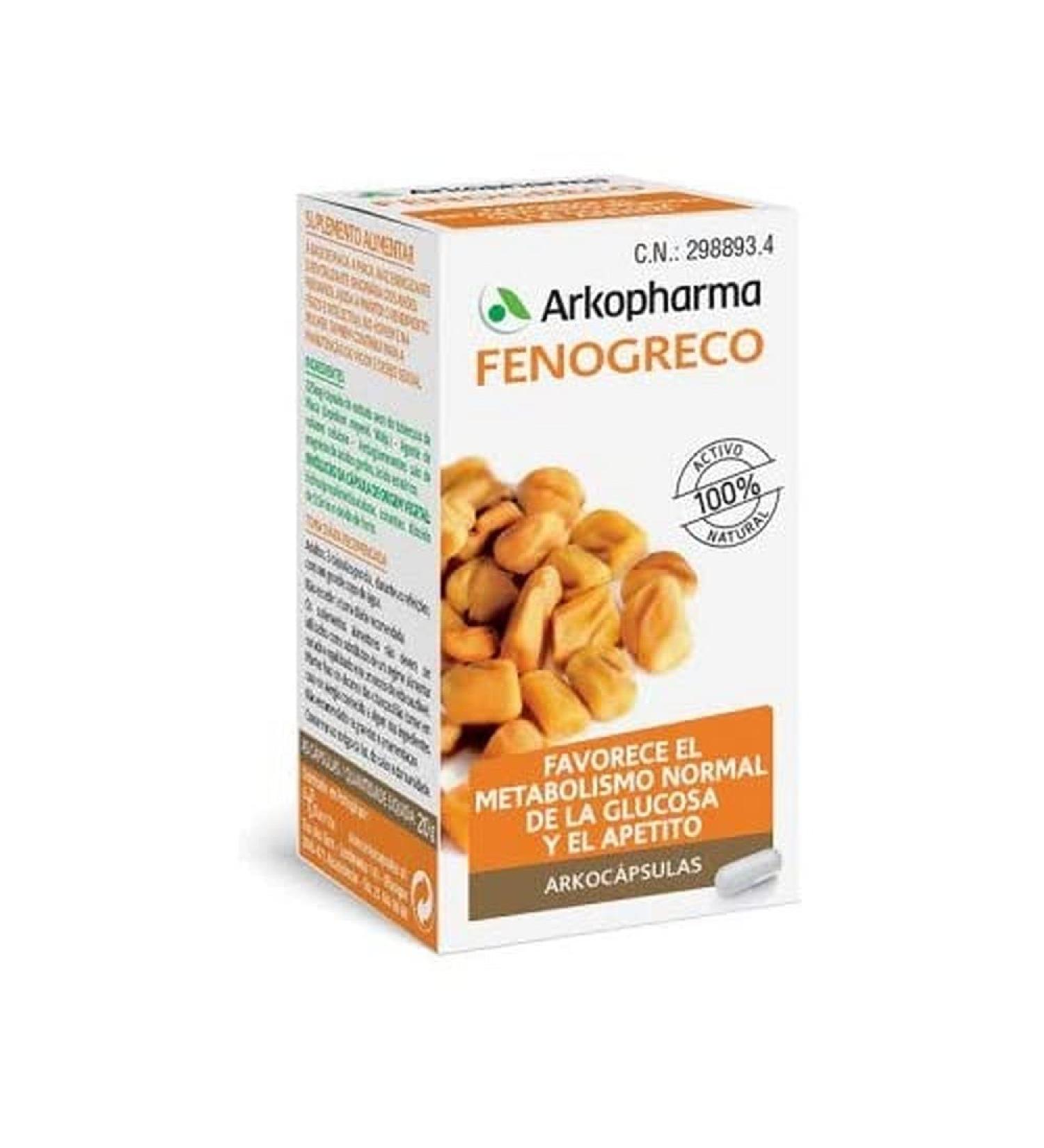 Arko Pharma Arkocápsulas Fenogreco - 50 Capsules