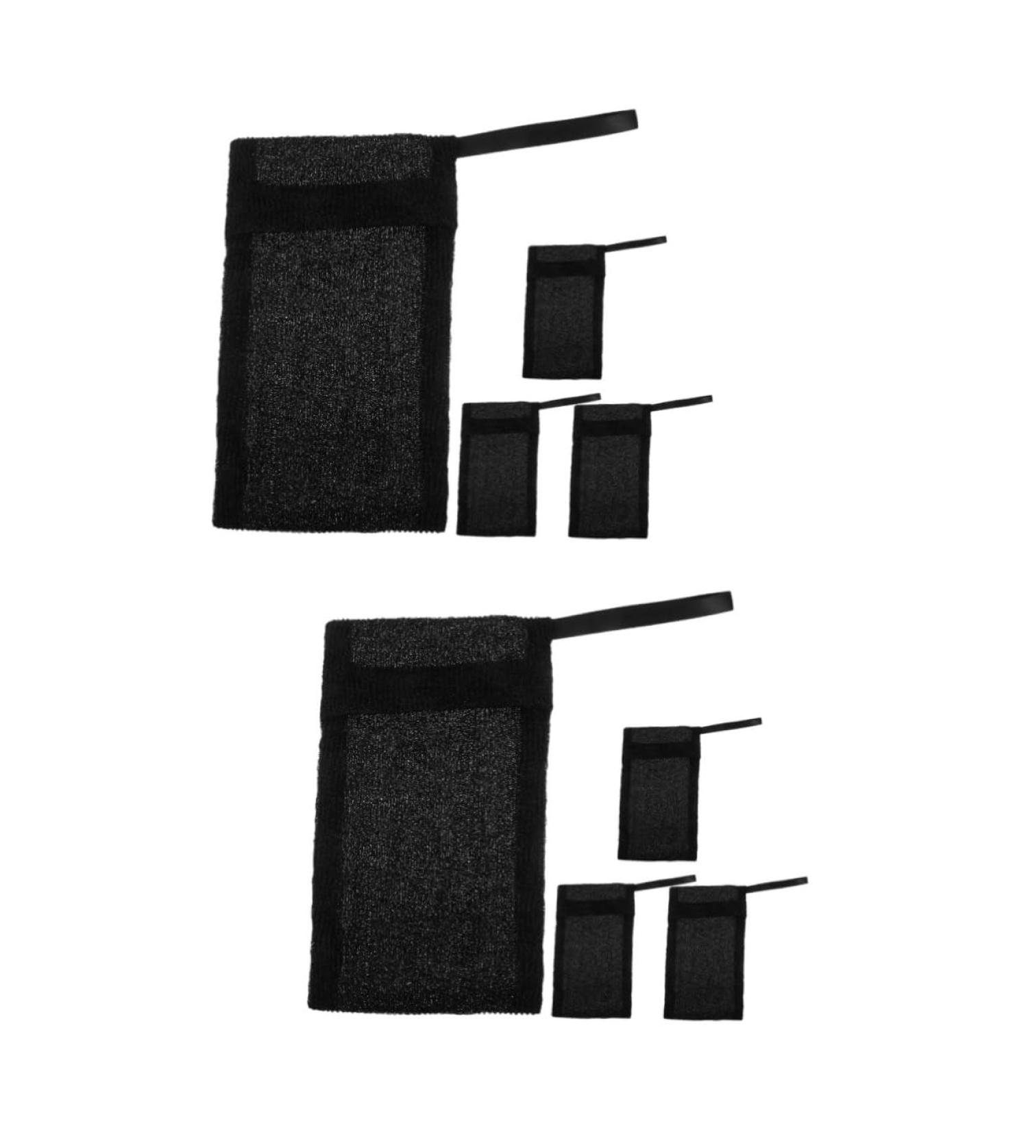 Didiseaon 8 Pcs Soap Foaming Pouch Soap Pouch Soap Net Black Nylon Fiber - Buy Online on GoSupps.com