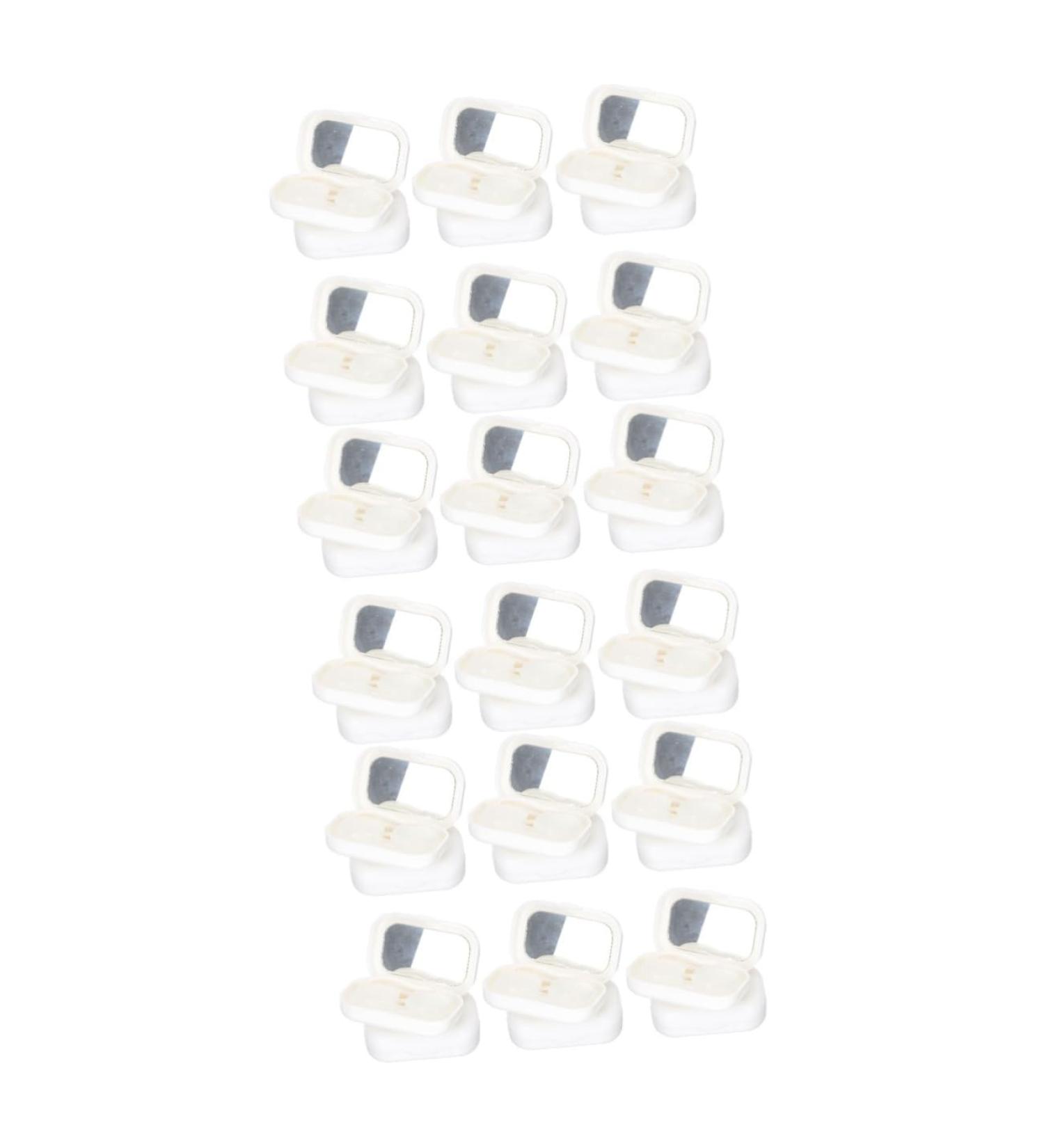Solustre 36-Piece Contact Lens Case Set - Travel-Friendly Plastic Holder & Carrier Bag for Daily Use - Buy Online on GoSupps.com