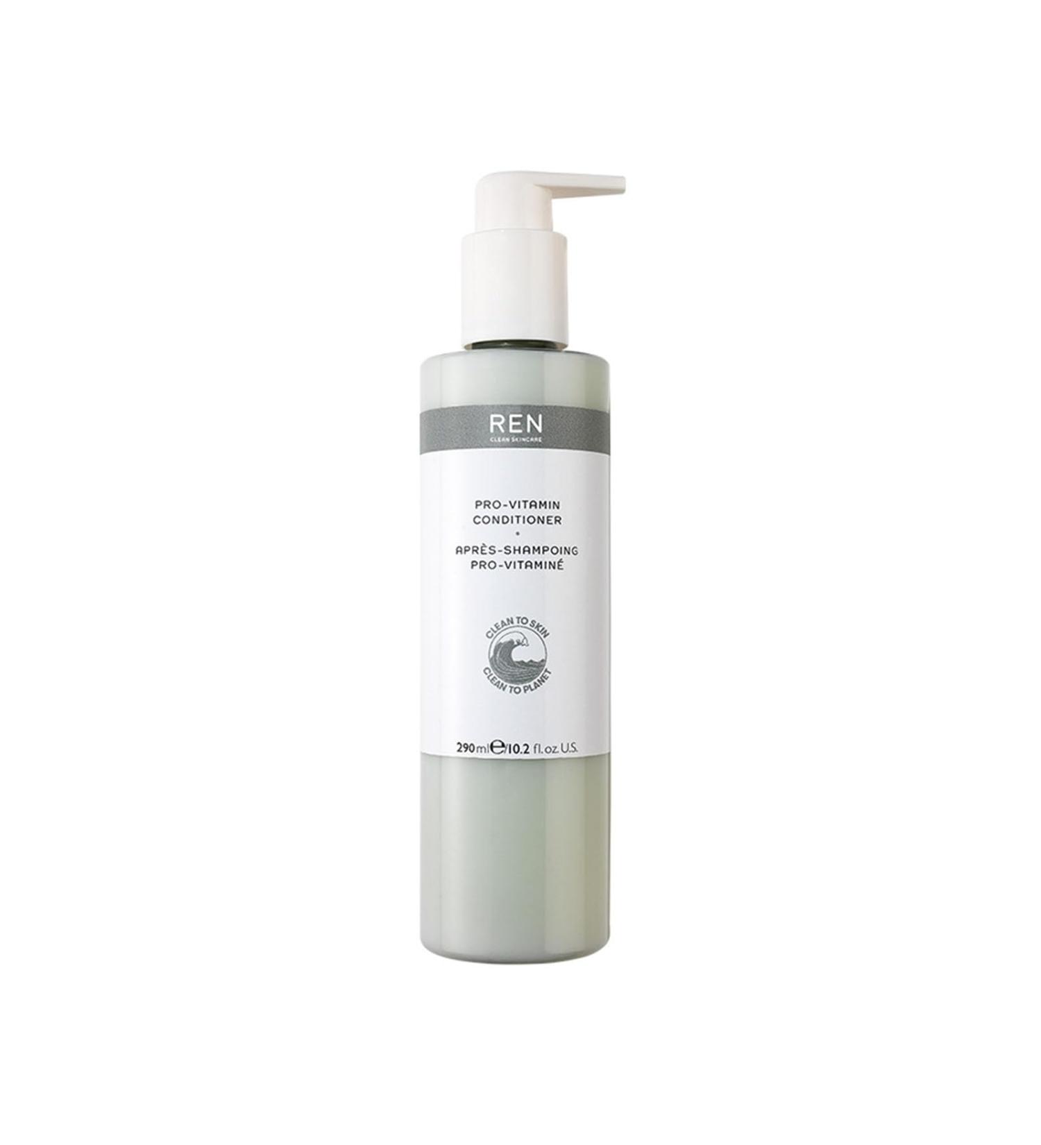 REN Clean Skincare Pro-Vitamin Hair Conditioner | Deeply Hydrating & Silicone-Free | 10.2 Fl Oz - Ideal for Normal Hair - Buy Online on GoSupps.com