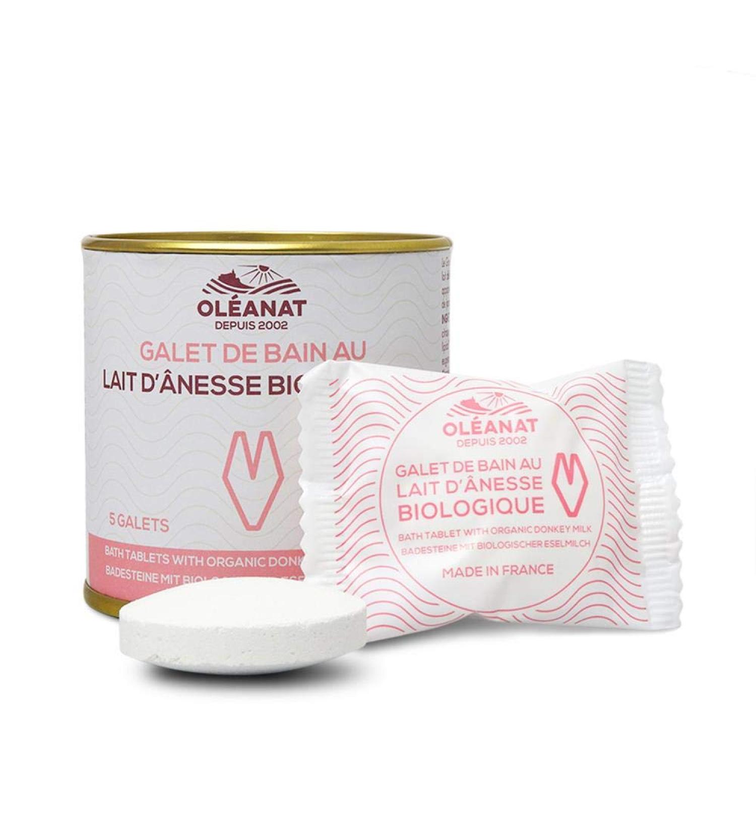 Organic Donkey Milk Bath Tablets - 5 Pack by Oleanat - Buy Online on GoSupps.com
