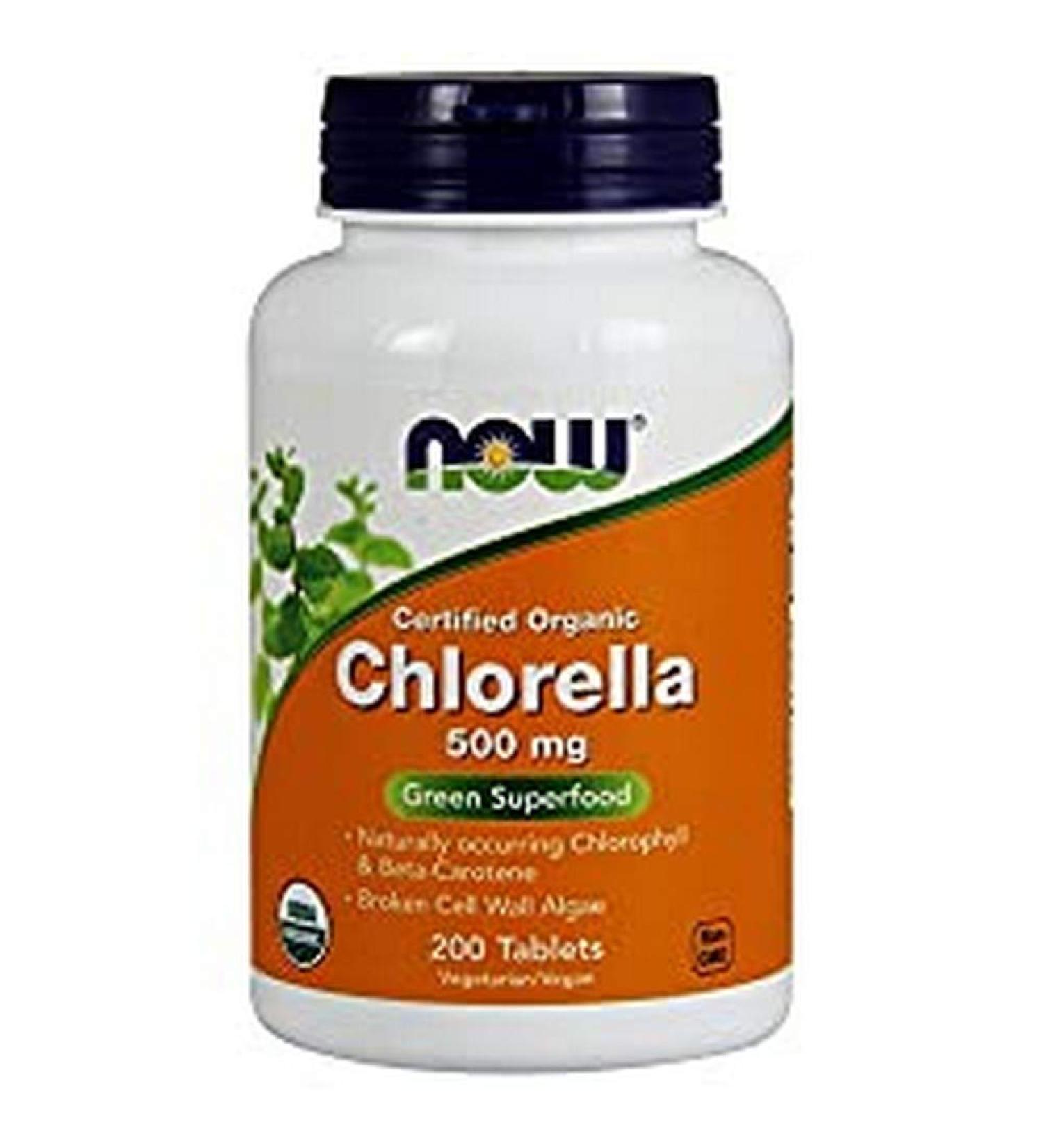 500mg Chlorella Tablets - Natural Detox and Immune Support - 200 Count - Buy Online on GoSupps.com