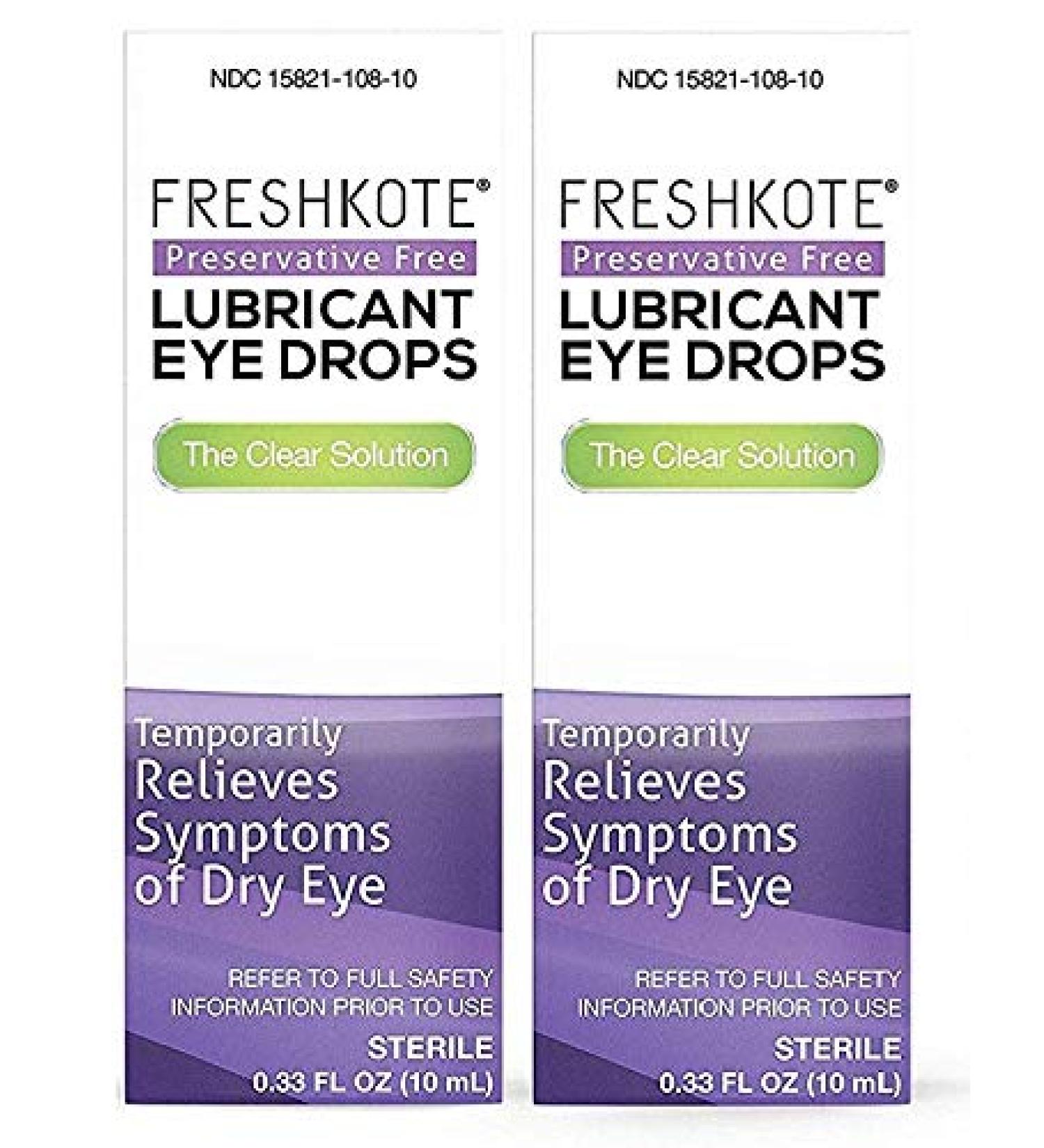 FRESHKOTE PF Lubricant Eye Drops - Pack of 2 | Preservative Free & Long Lasting - Buy Online on GoSupps.com