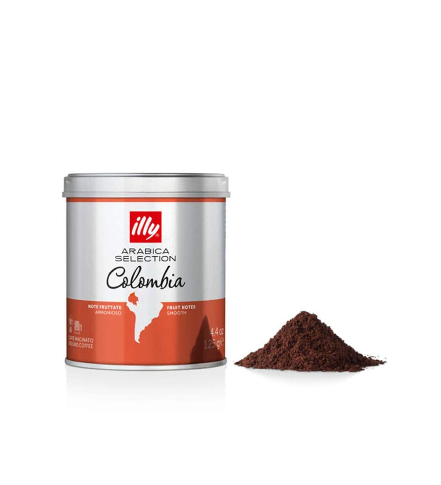 illy Colombia Ground Coffee 125g