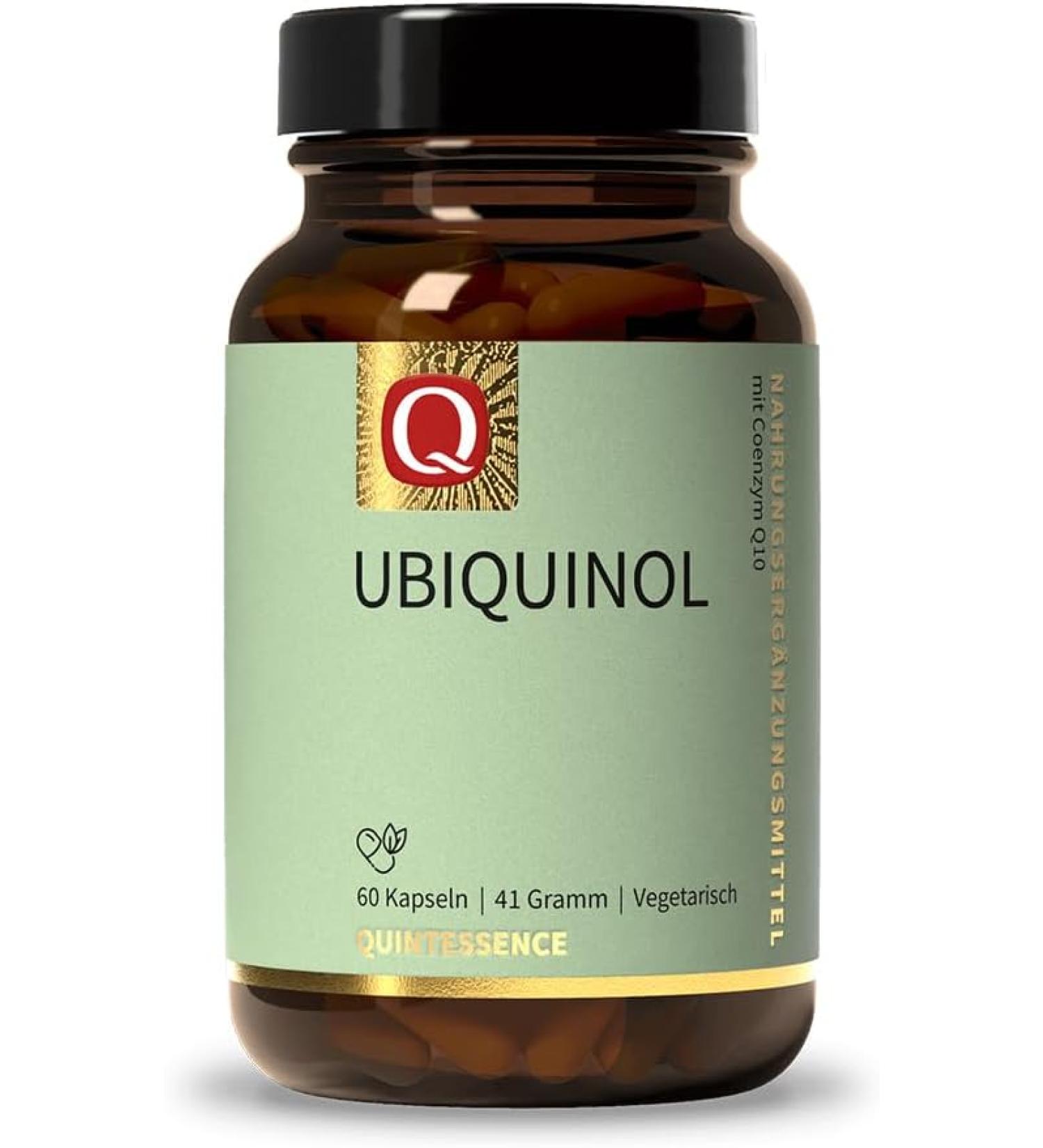 Buy Quintessence Ubiquinol Capsules - 30 Pieces | 100 mg Coenzyme Q10 | Pure & Additive-Free - Buy Online on GoSupps.com