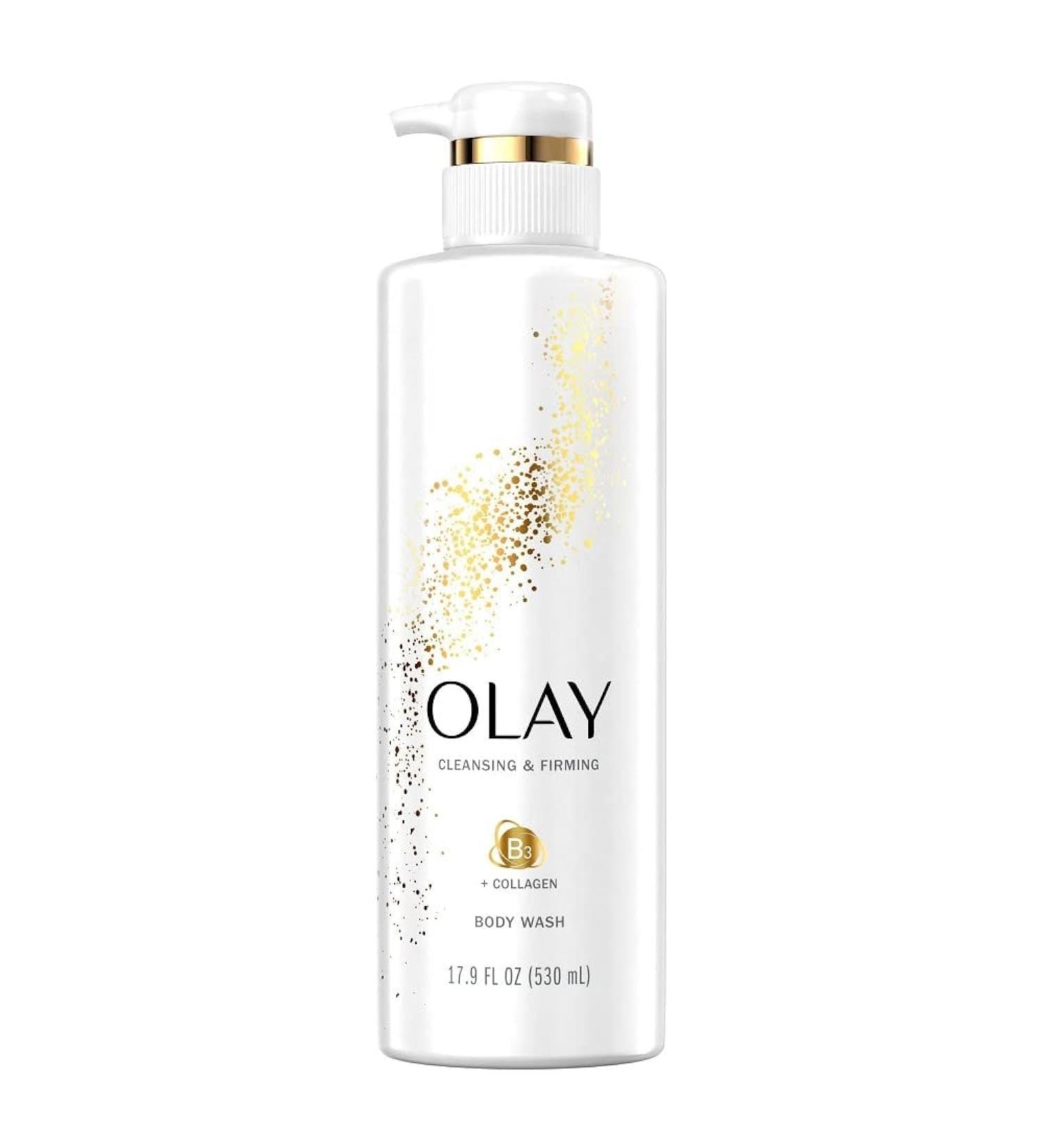 Olay Cleansing & Firming Body Wash with Vitamin B3 & Collagen - 17.9 Fl Oz | Shop Internationally - Buy Online on GoSupps.com