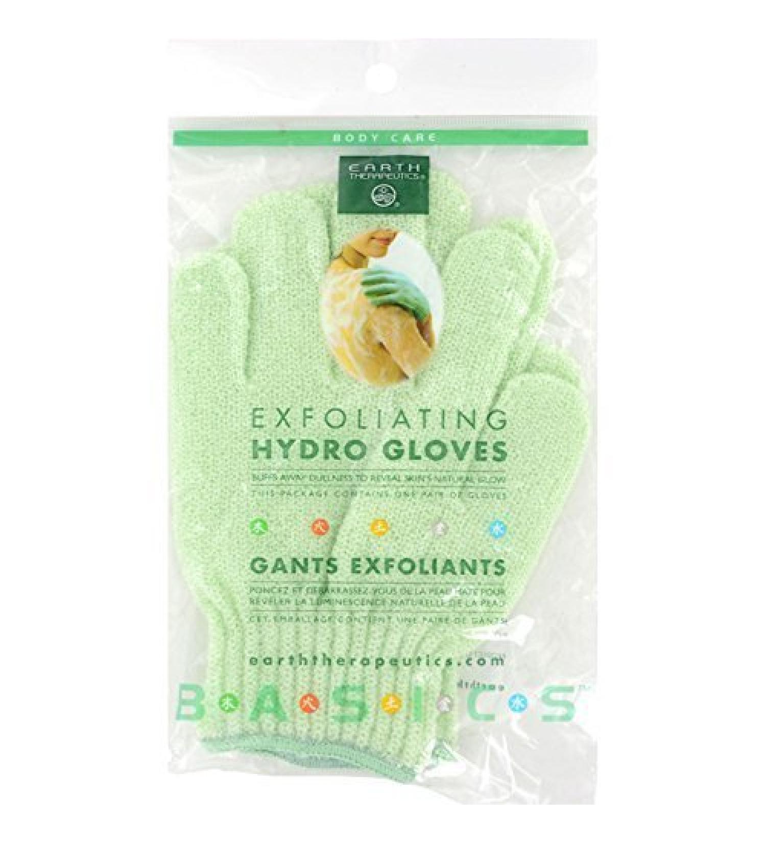 Earth Therapeutics Hydro Gloves Exfoliating pair ( Multi-Pack)