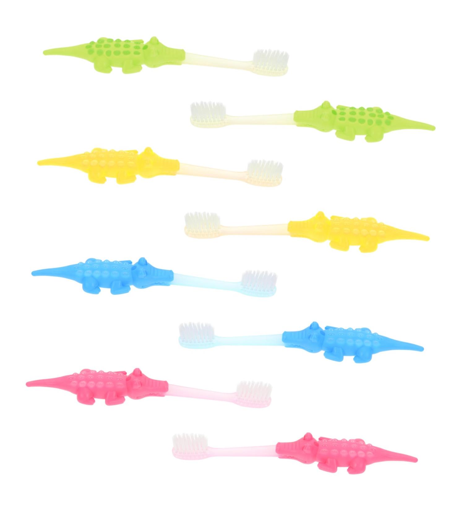 Buy Homsfou 8th Crocodile Baby Toothbrush Toy | Infant Dental Care Tools for Kids - Buy Online on GoSupps.com