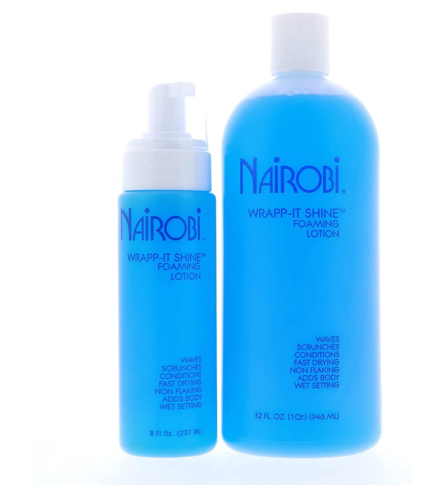 Nairobi Wrapp-it Shine 32oz + 8oz Combo - Professional Hair Care Products - Buy Online on GoSupps.com