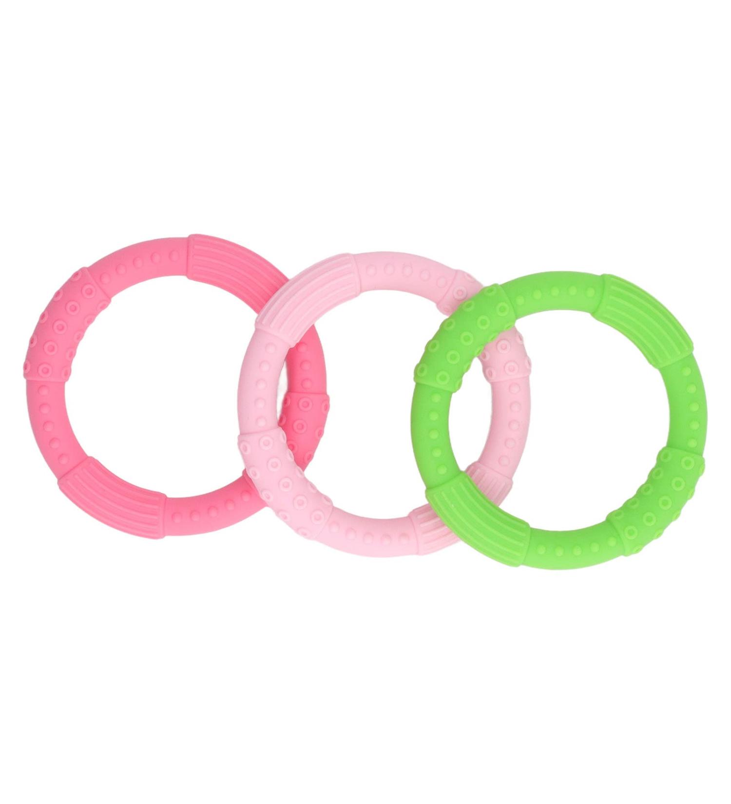 Silicone Teething Bracelet Teething Ring Soft for Baby (Style 2) - Buy Online on GoSupps.com