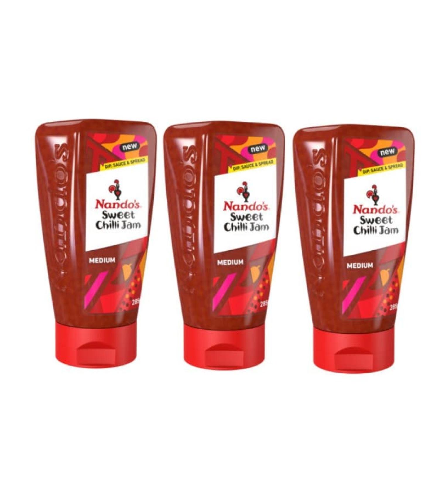 3 x 285g Sweet Chilli Jam Dip Sauce & Spread