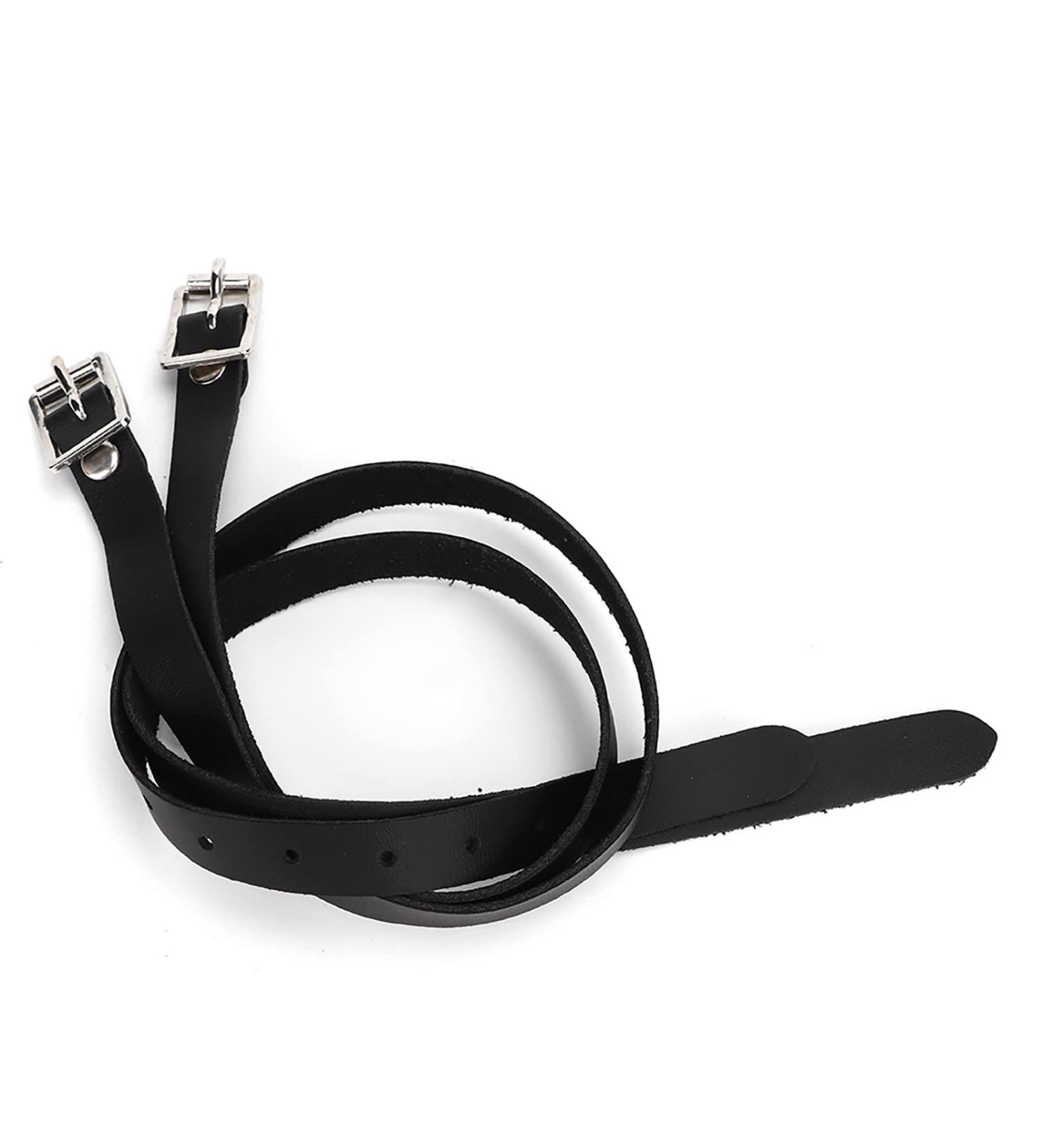 TOPINCN Leather Spur Straps - 50 cm Exclusive Spur Straps for Horses | Premium Quality Equestrian Gear - Buy Online on GoSupps.com