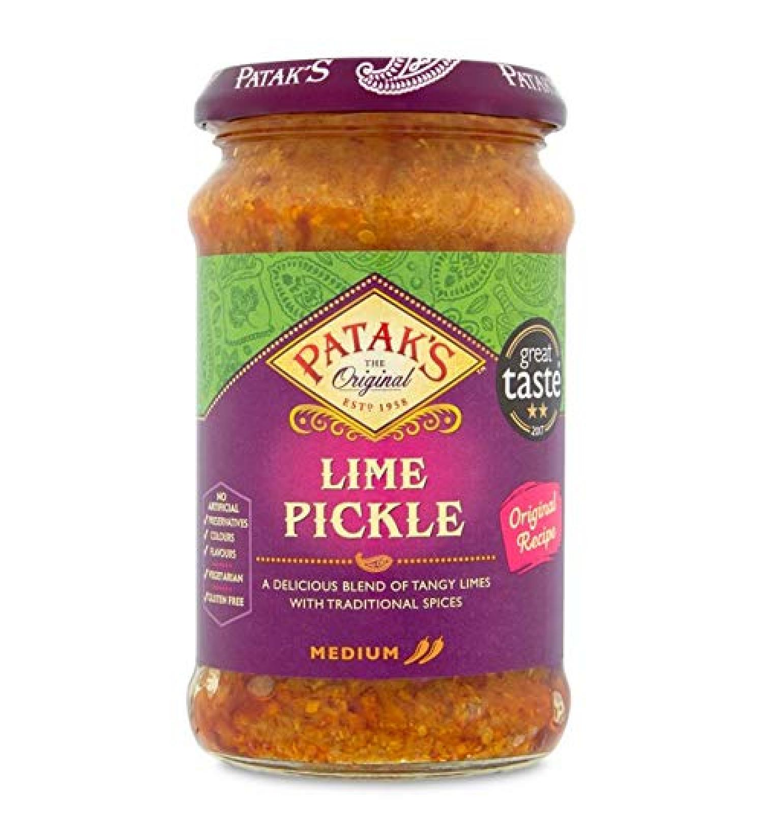 Patak's Patak's Lime Pickle (Sweet) 10oz (Pack of 2)