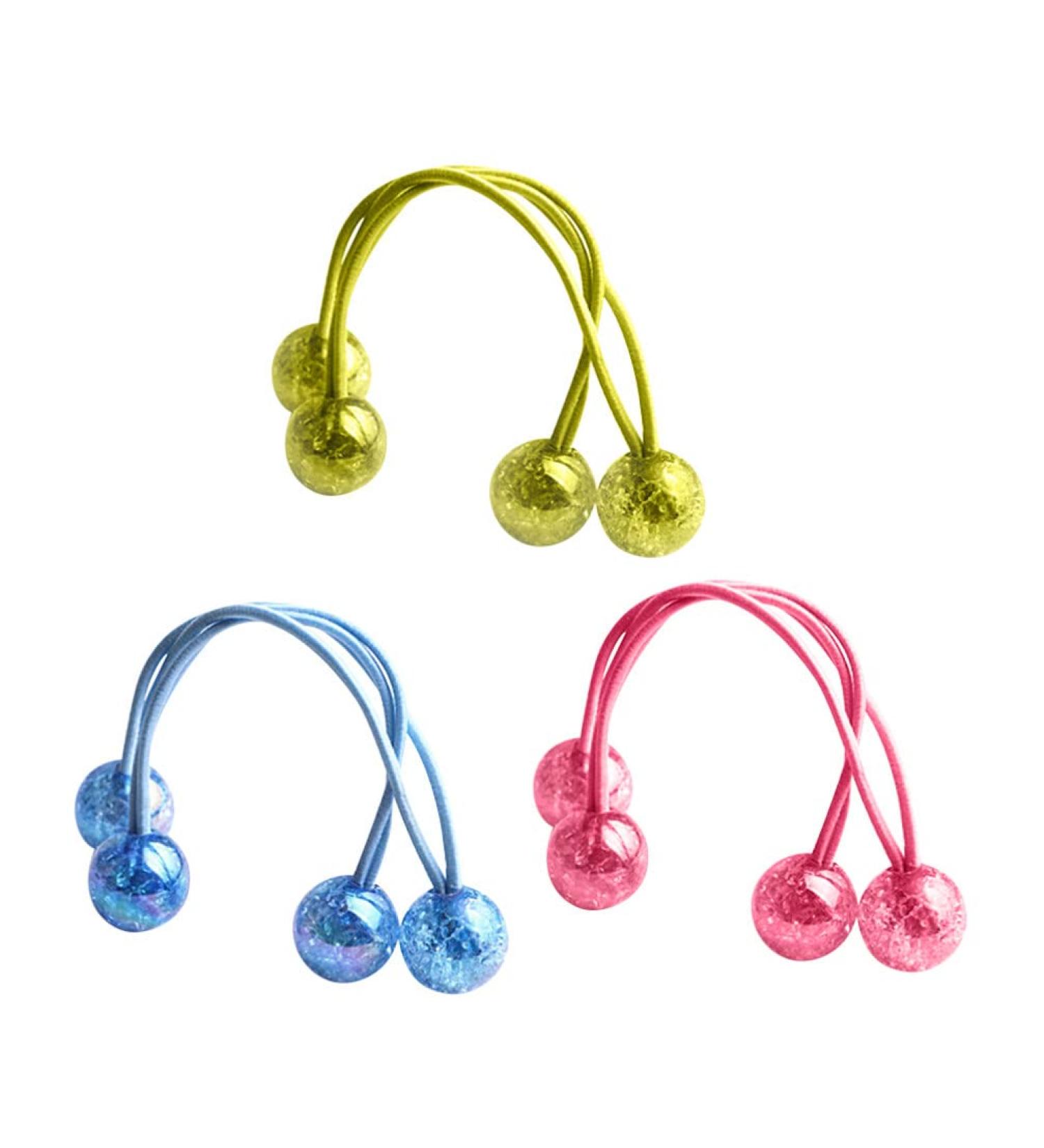 BESPORTBLE 3 Pairs Headband Hair Bun Hair Circle Hair Ties for Women Hair Accessories Ponytail Band Elastic Hair Acrylic Hair Ties Sa Bantlar Hair Balls Hair Bands Ropes Toddler Holder Cute - Buy Online on GoSupps.com