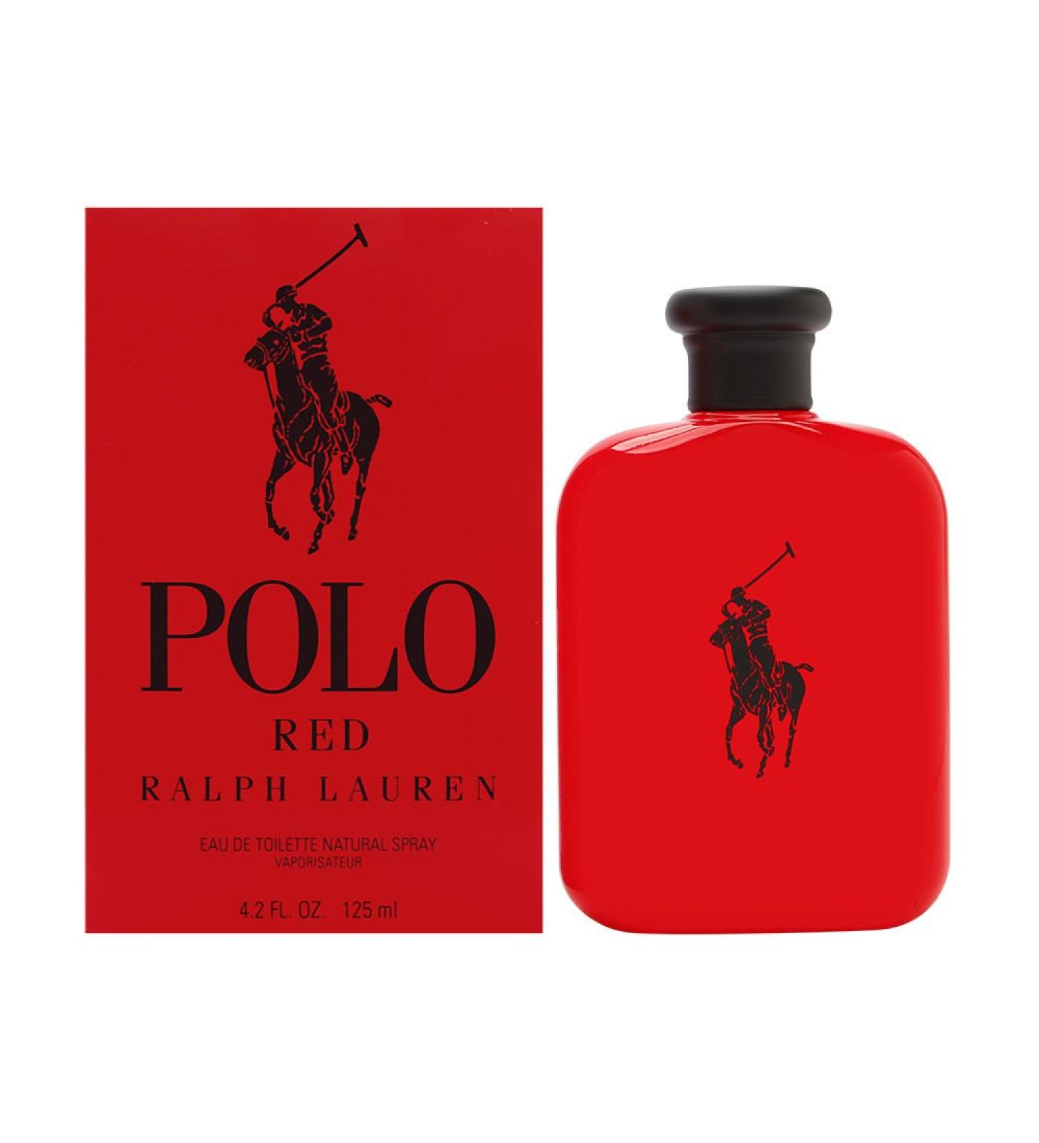 Ralph Lauren Polo Red Eau de Toilette Spray for Men, 4.2 Ounce Fresh 4.2 Fl Oz (Pack of 1)