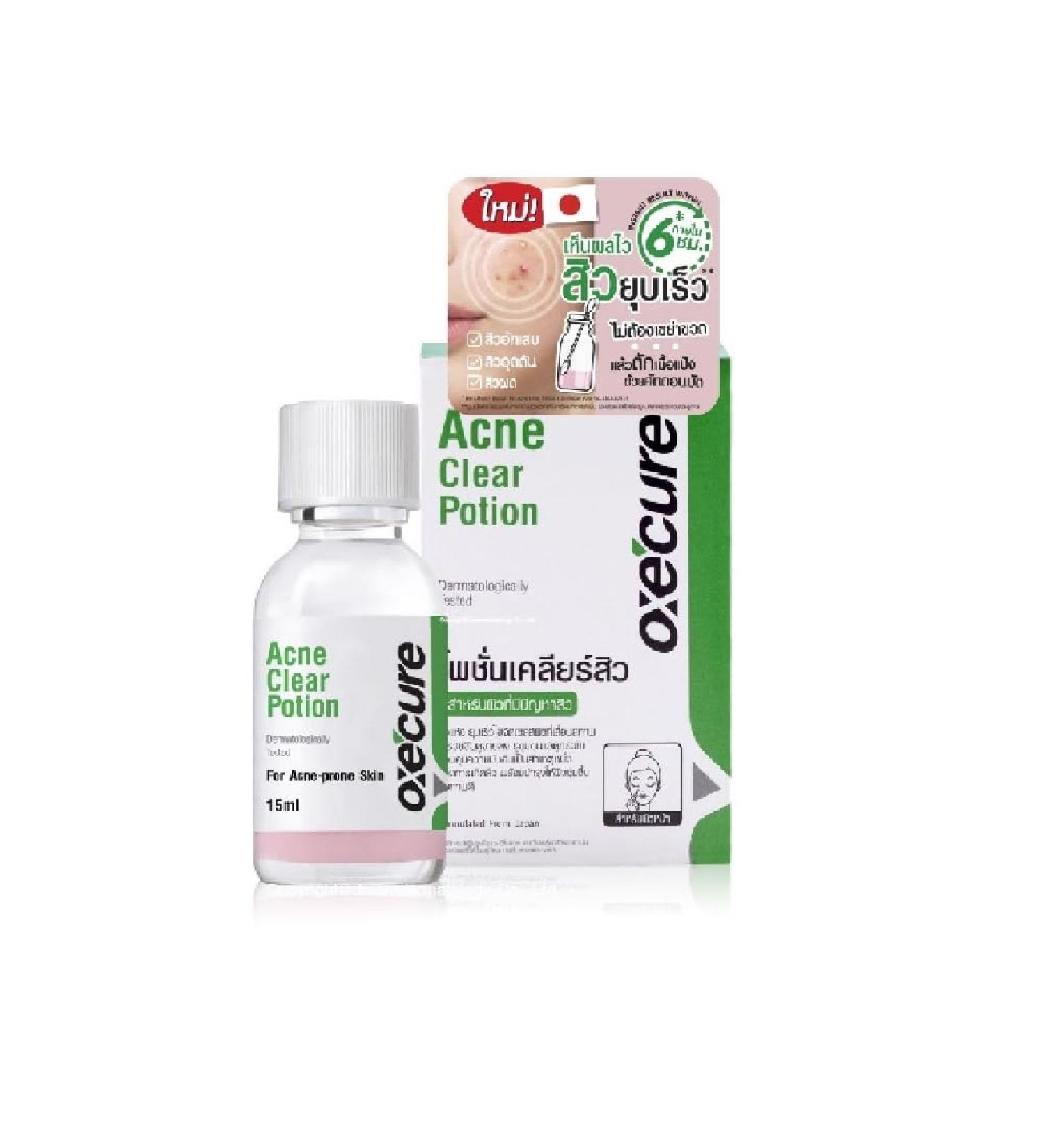 Oxe Cure Acne Clear Potion 15 ml - Fast-Acting Acne Treatment | Shop Internationally - Buy Online on GoSupps.com