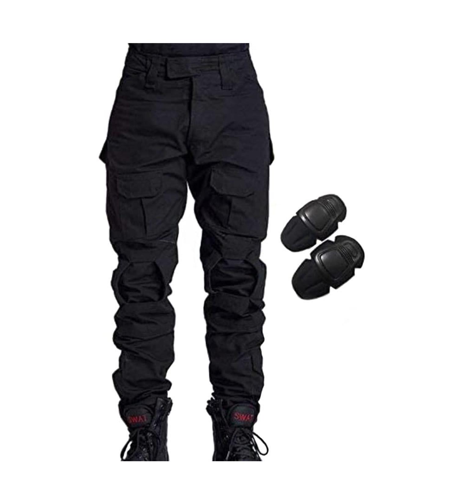 HANSTRONG GEAR Military Tactical Pants for Men - Combat Airsoft Paintball Trousers with Knee Pads - Size 32W - Durable & Versatile - Buy Online on GoSupps.com