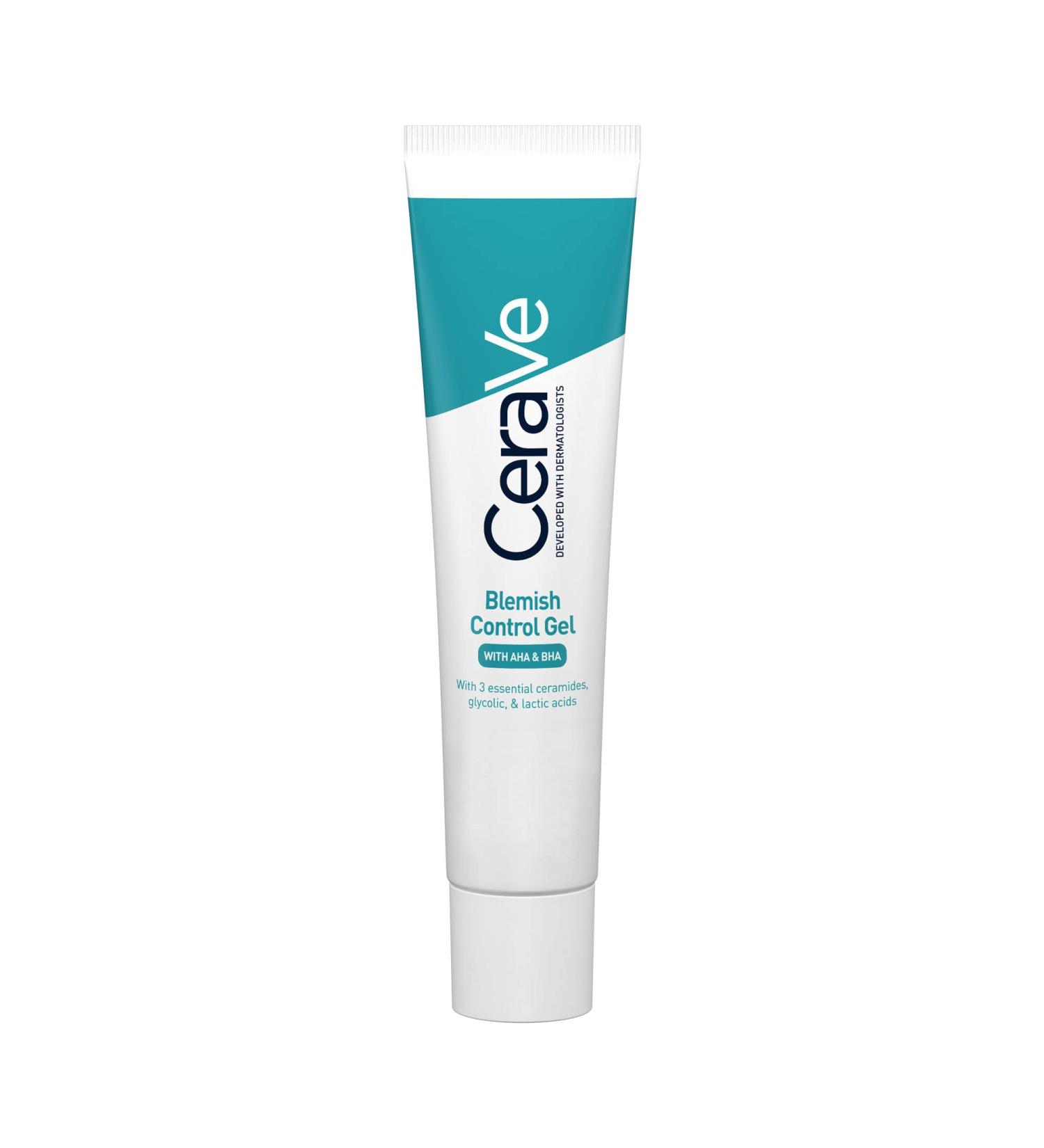 CeraVe Blemish Control Gel Moisturiser 40ml with 2% Salicylic Acid & Niacinamide - Buy Online on GoSupps.com