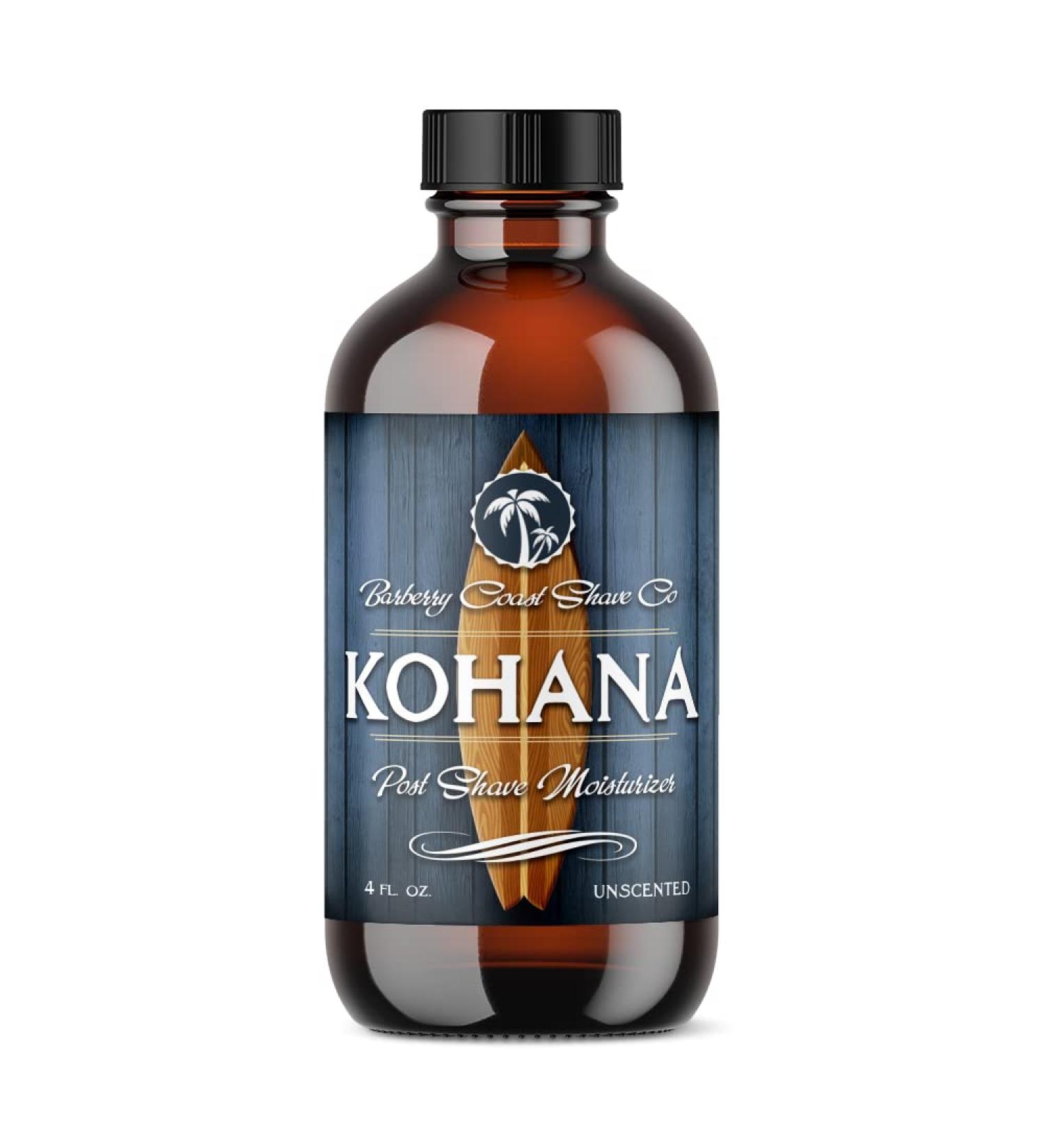 Unscented Kohana Aftershave for Men | Alcohol-Free Post Shave Moisturizer & Face Lotion | All-Natural Skin Care for Sensitive Skin - Buy Online on GoSupps.com
