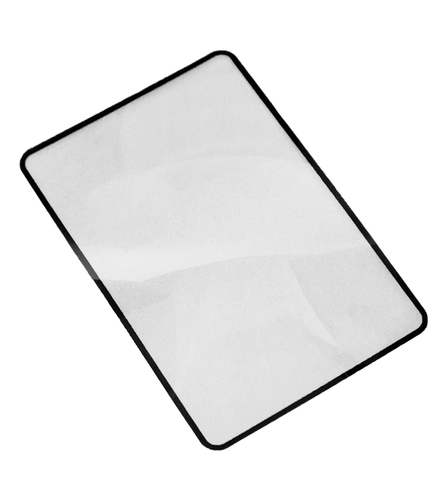 Page Magnifying Sheet 3X PVC Lightweight Lens Card Magnifiers Magnifying Glass for Reading Small Patterns Maps Small Gift - Buy Online on GoSupps.com