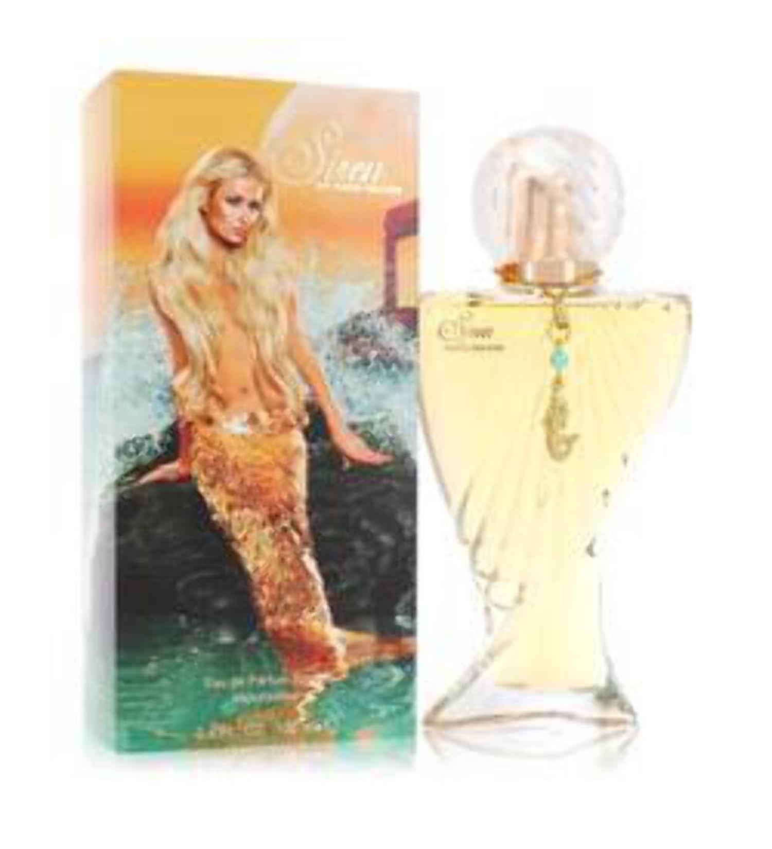 Siren by Paris Hilton Eau De Parfum Spray 3.4 oz Apricot Floral Sandalwood Vanilla 3.4 Fl Oz (Pack of 1)