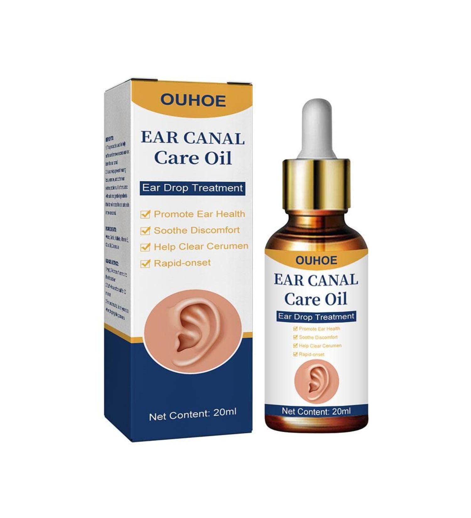 German Cochlear Care Oil for Tinnitus Relief - Natural Ear Drops for Ear Ringing - Buy Online on GoSupps.com