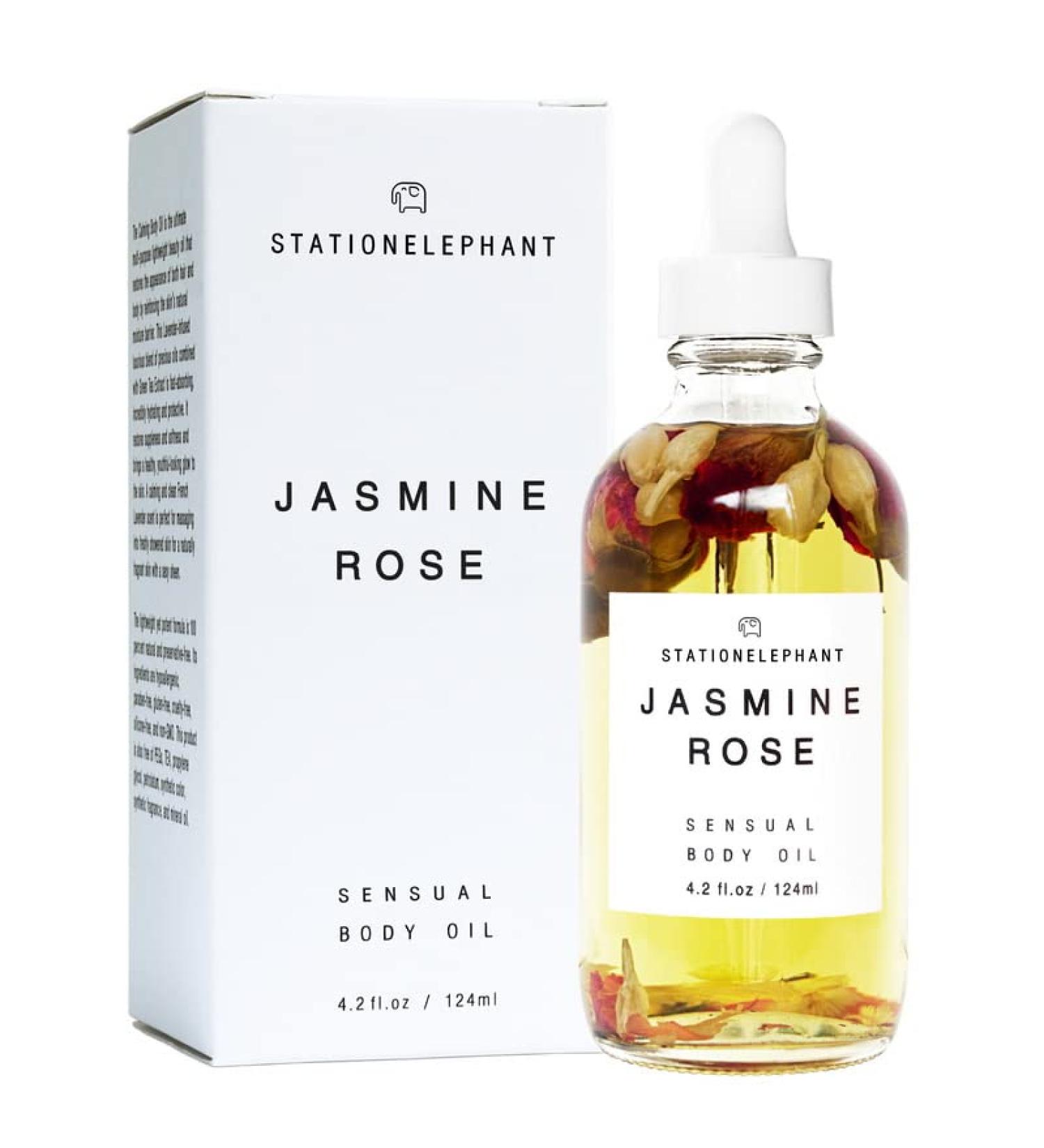 JASMINE ROSE SENSUAL BODY OIL| All Natural Vegan Moisturizer| SPA Massage Oil | Selfcare| Selflove | Gift for her| Cruelty free| Made in USA