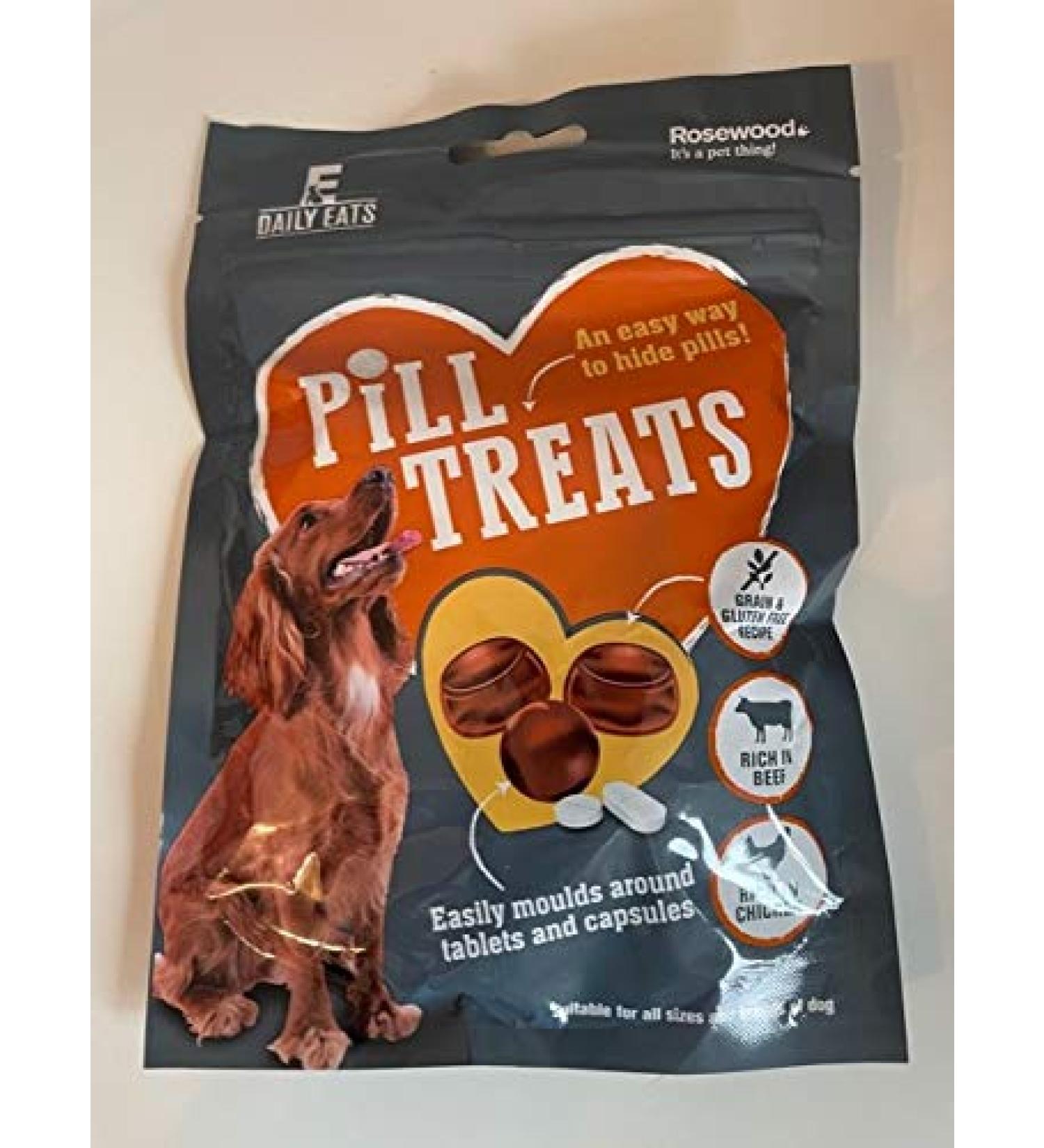 Rosewood Dog Pill Treats - Single 80g Packet Chicken Beef 80 g (Pack of 1) - Buy Online on GoSupps.com