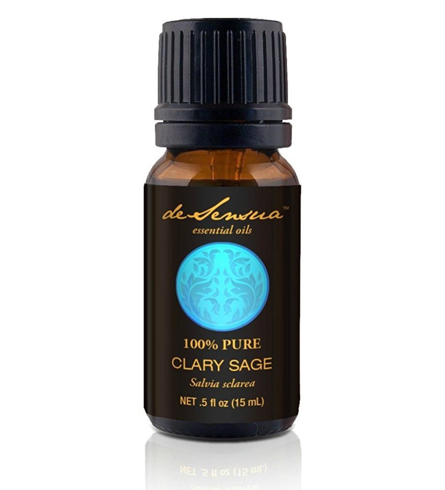 Clary Sage Essential Oil of 100% Proven Purity for Professional Aromatherapists (for Home Use See Warnings) Derived Wholly from Flowering Clary Sage. Half Ounce (15 ml)