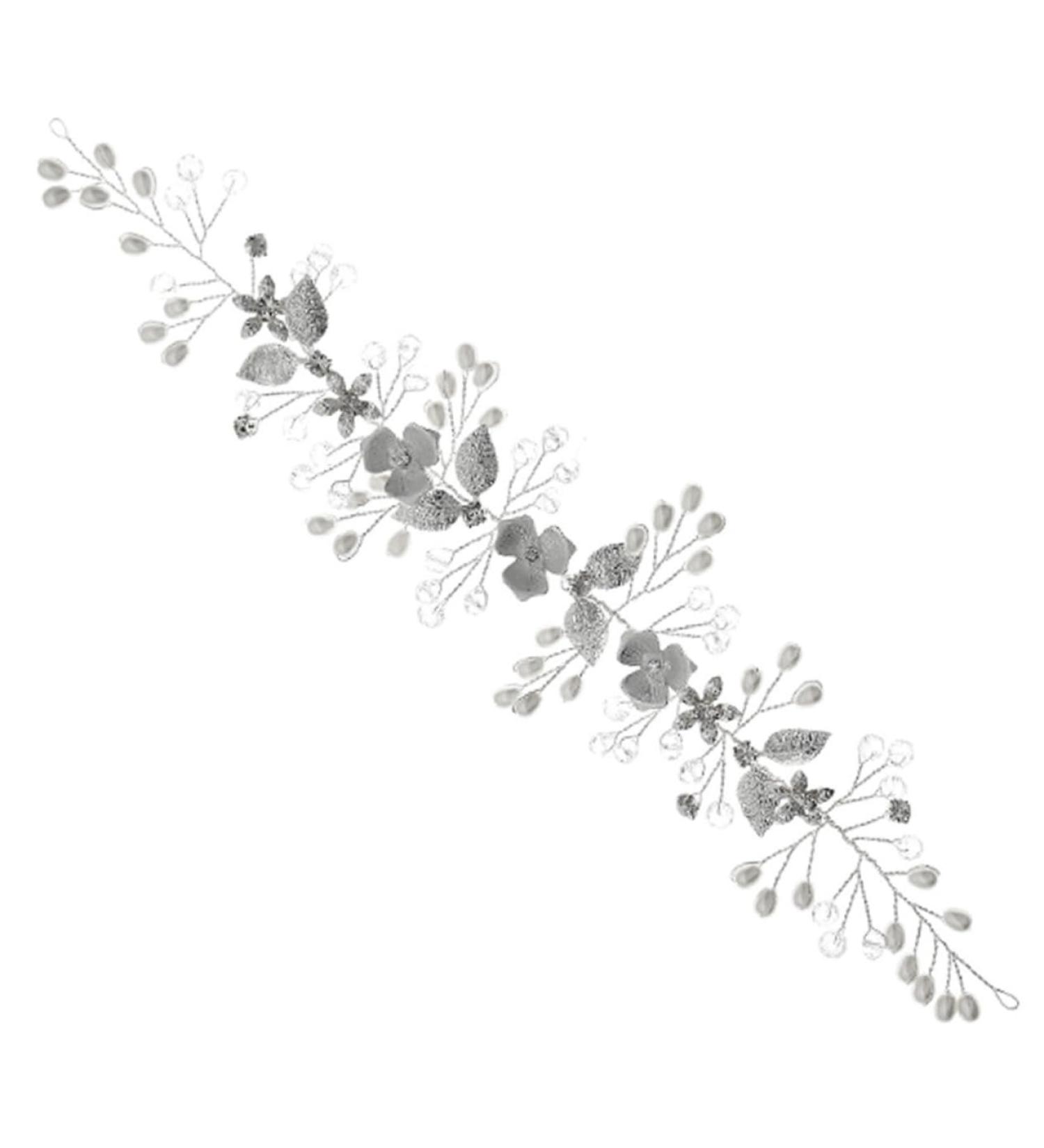 ifundom crystal pearl headband wedding photo props fashion hairband womens hair accessories pearl hair hoops womens headband Wedding Hair Vine hair pearls Miss flower head artificial alloy - Buy Online on GoSupps.com