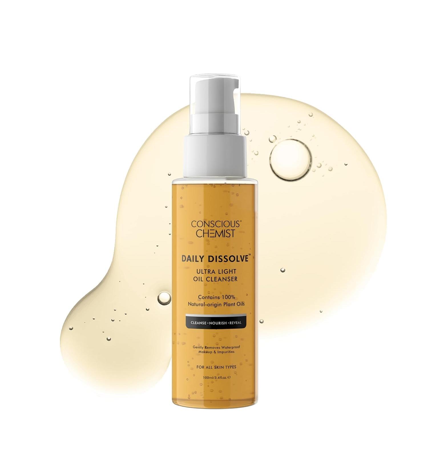 Face Cleanser & Makeup Remover Oil | 100% Natural Plant-Origin | Fragrance & Cruelty Free | Removes SPF & Impurities | 100 ml - Buy Online on GoSupps.com