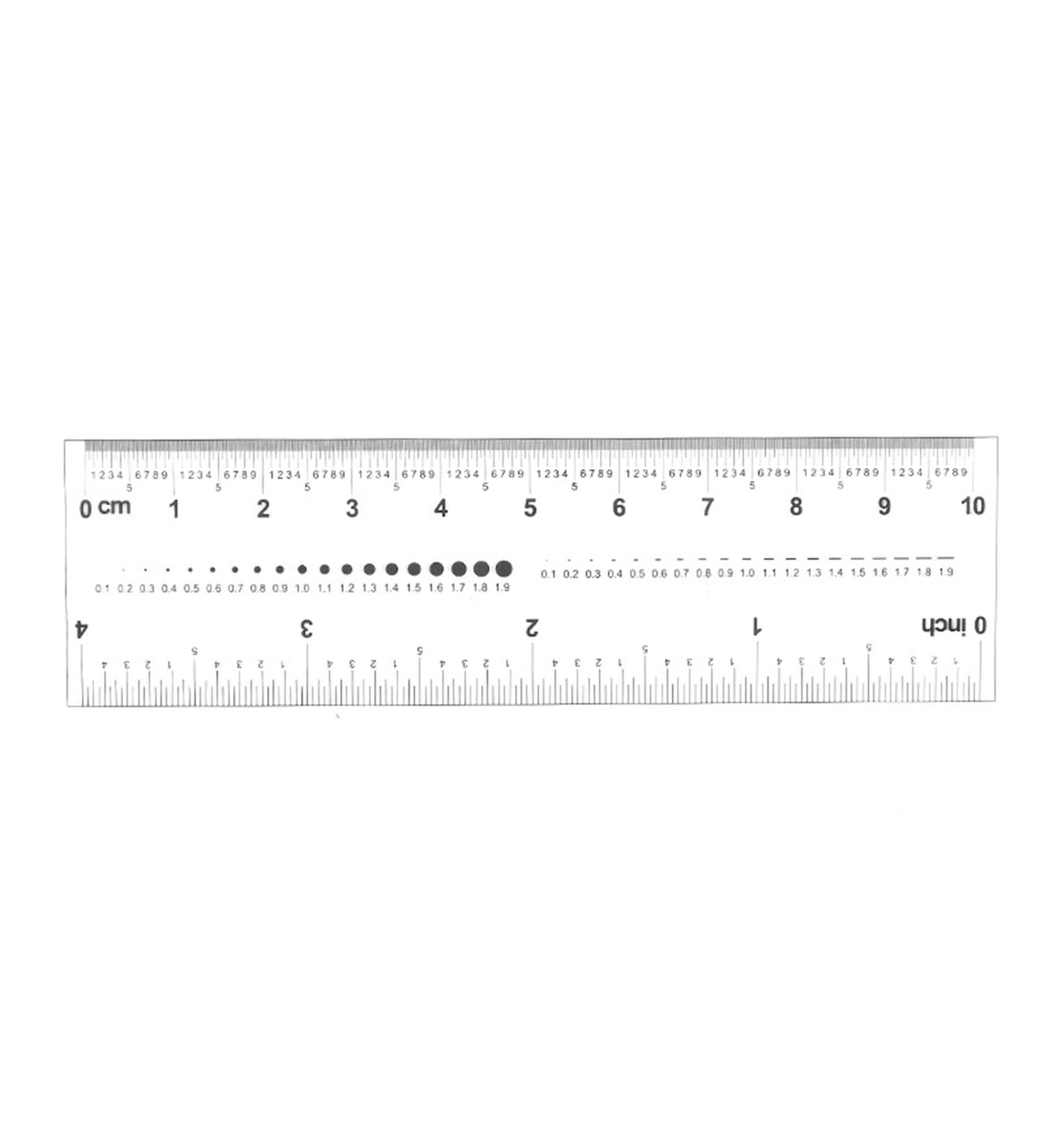 Stationery Ruler Bent Freely Exquisite Pattern Fake Tips 3D Nail Ornament Clear Measuring Gauge for Home Use A - Buy Online on GoSupps.com