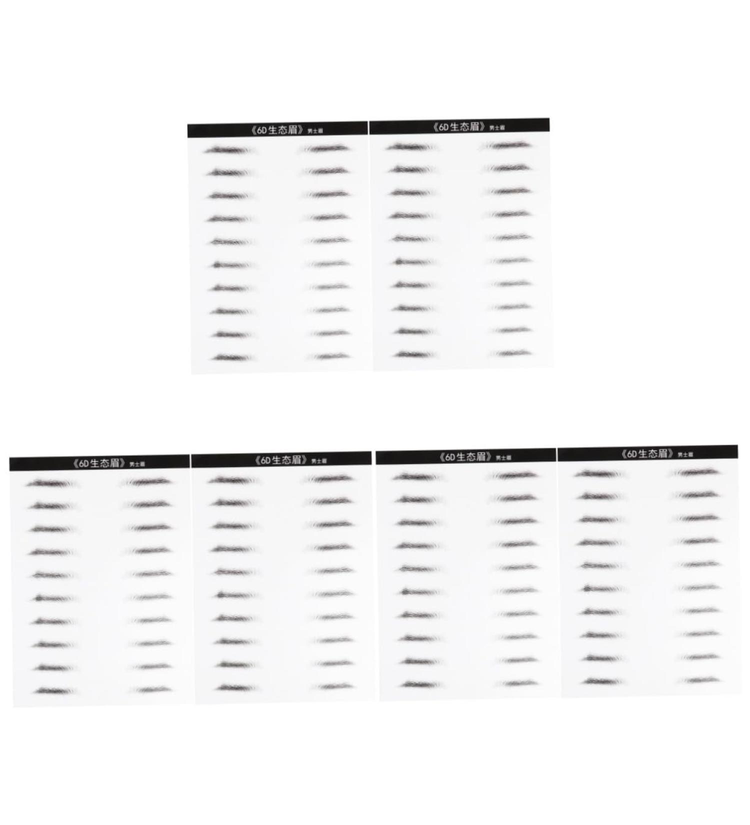 FOMIYES 6 Sheets Pairs Stick on Brows Eyebrows Skz Stickers Simulation Eyebrow Makeup Tools 3 Proof 1 count (Pack of 1) As Shownx3pcs - Buy Online on GoSupps.com