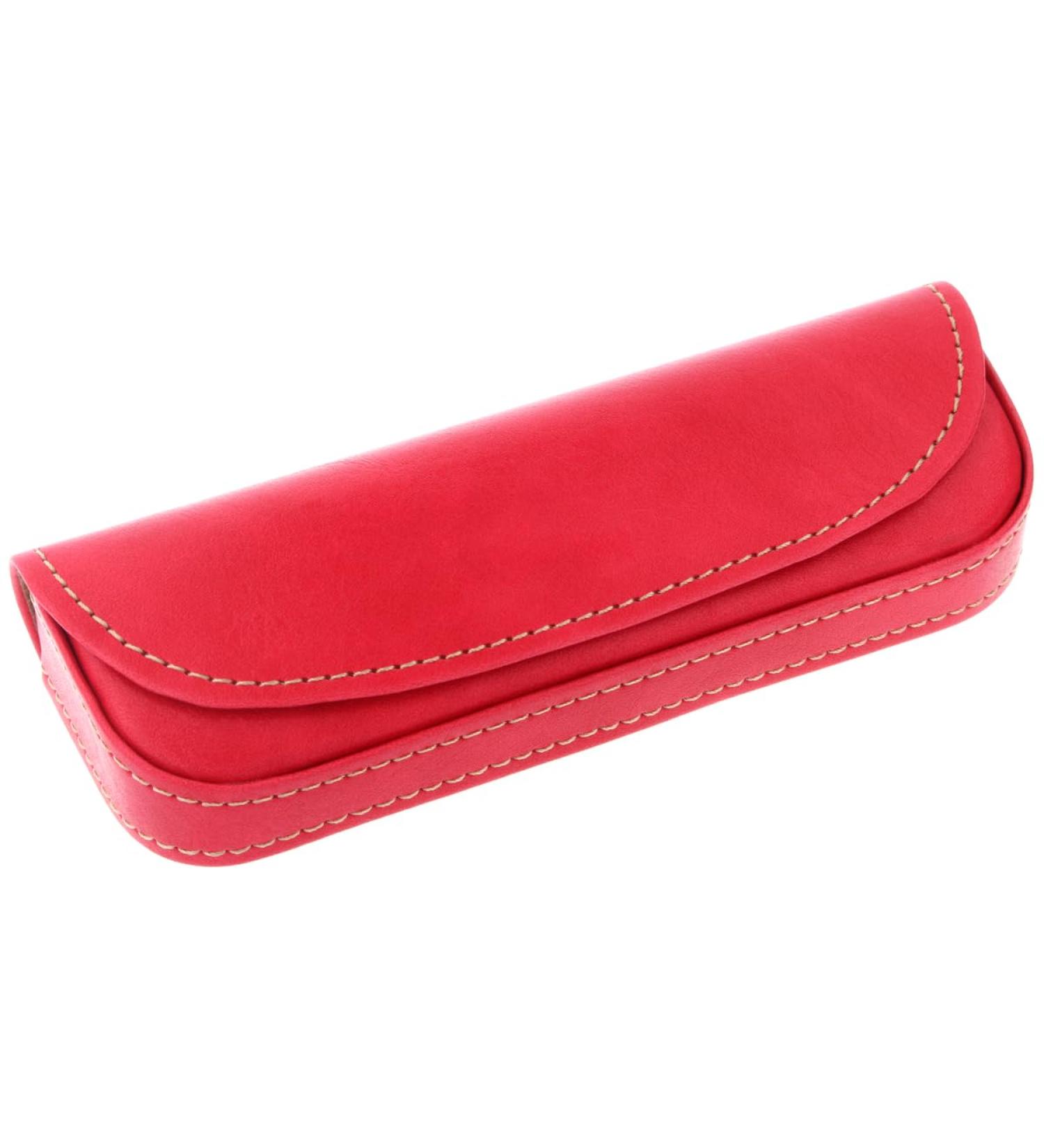 Paule & Knopf High-Quality Leather Look Glasses Case LAOS - Magnetic Closure - Available in Red & 3 Other Colors | Ideal for International Shipping - Buy Online on GoSupps.com