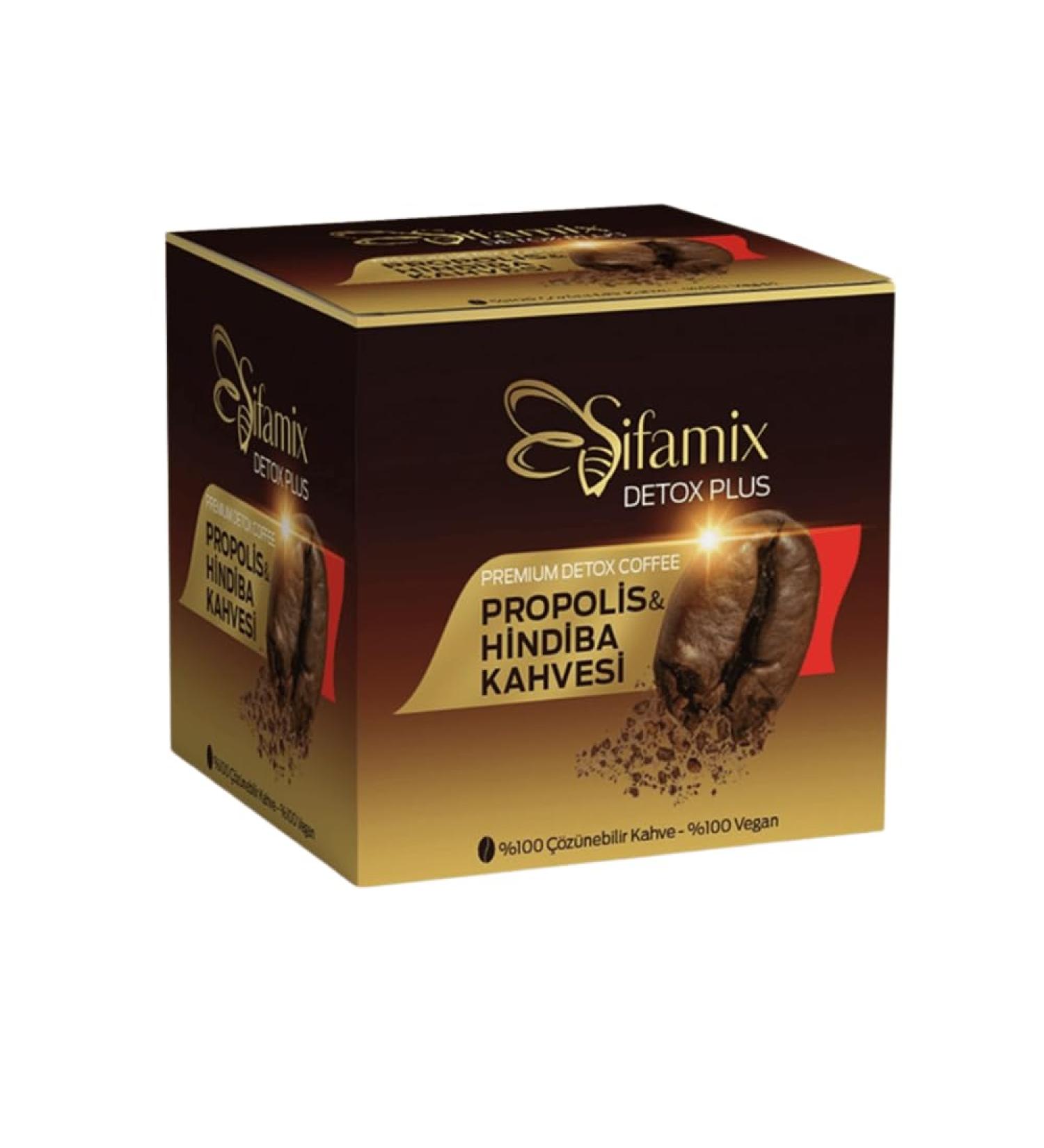 Premium Vegan Detox Coffee - Chicory & Propolis - Dietary Detox - Promotes Weight Loss - Healthy & 100% Natural - Increases E - Buy Online on GoSupps.com