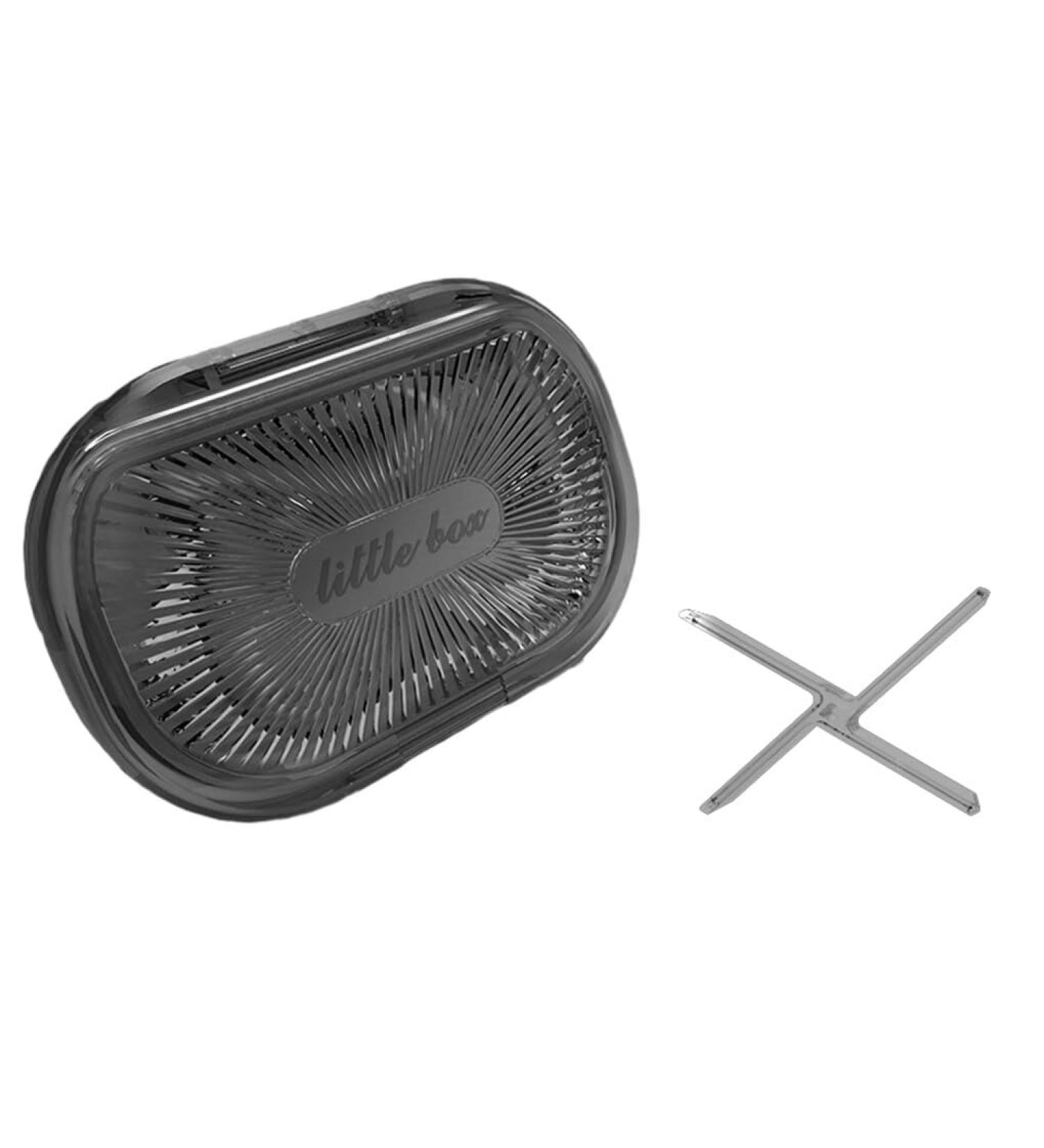 dijiusidy Portable Dental Case Braces Storage Box Seal with Partition Dust-proof Cotton Swab Holder for Travel Home Business Gray L L Grey - Buy Online on GoSupps.com