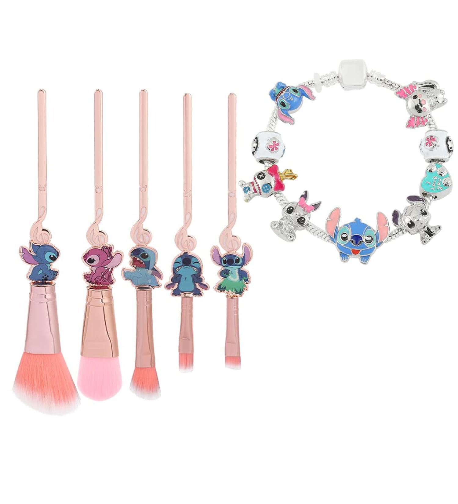 Buy Stitch Makeup Brushes Bracelet Set - Ohana Interstellar Baby Stitch Gift for Girls & Women | Perfect Birthday & Christmas Present - Buy Online on GoSupps.com
