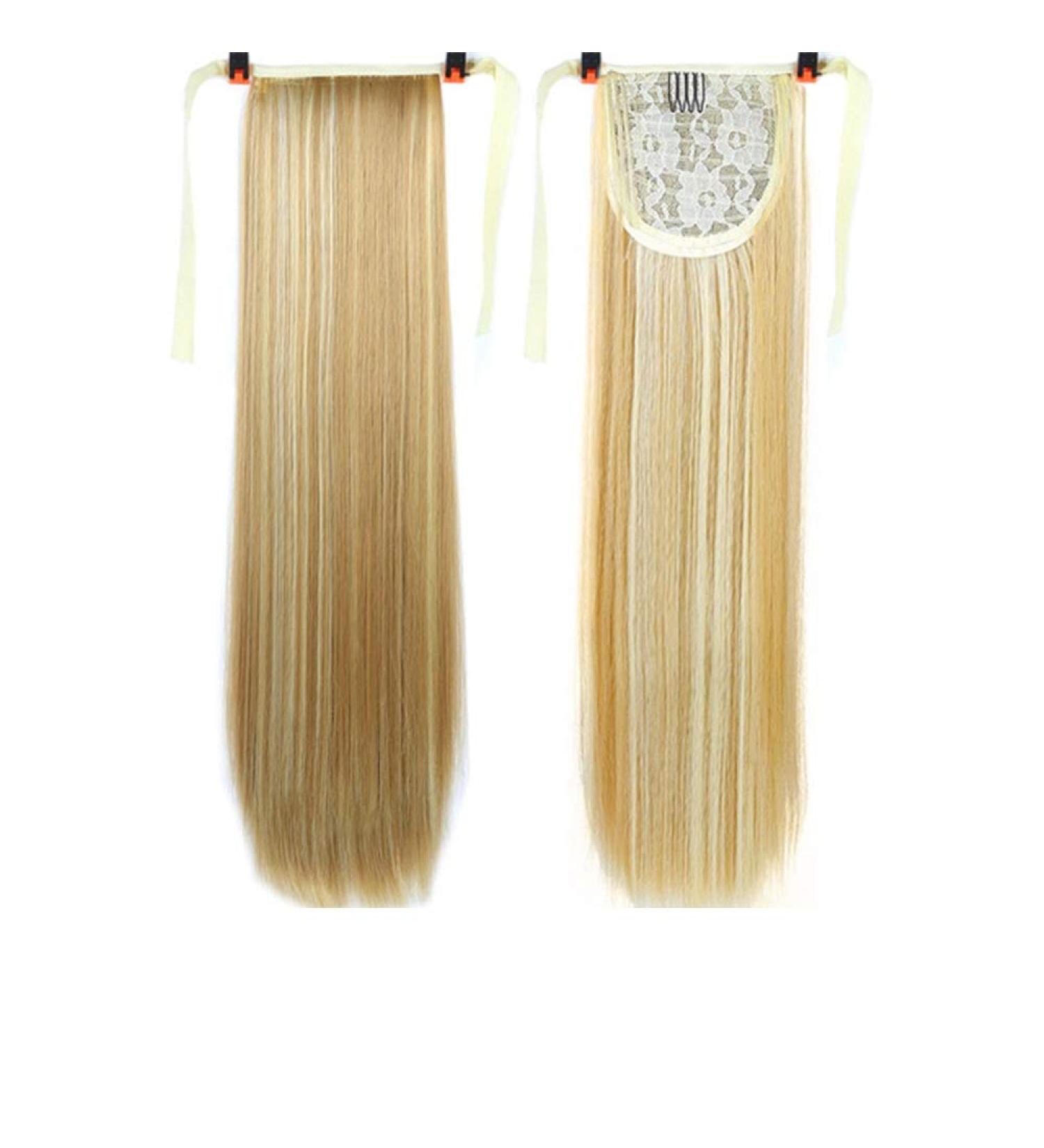 Buy 18-38 Inch Straight Drawstring Ponytail - Synthetic Hair Piece Extension - 24 inch Clipped Wig Piece B105 for Effortless Style - Buy Online on GoSupps.com