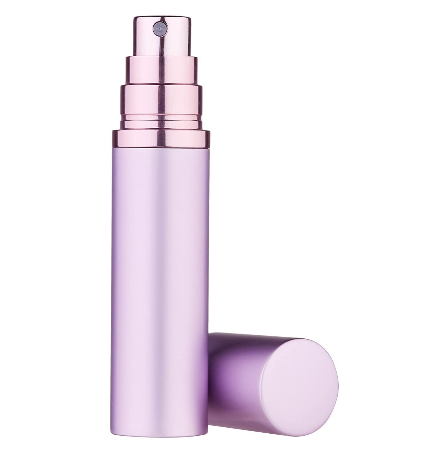 UULANFA Refillable Perfume Bottle Atomizer for Travel Portable Easy Refillable Perfume Spray Pump Empty Bottle for men and women with 5ml Mini Pocket Size P9-Purple  - Buy Online on GoSupps.com