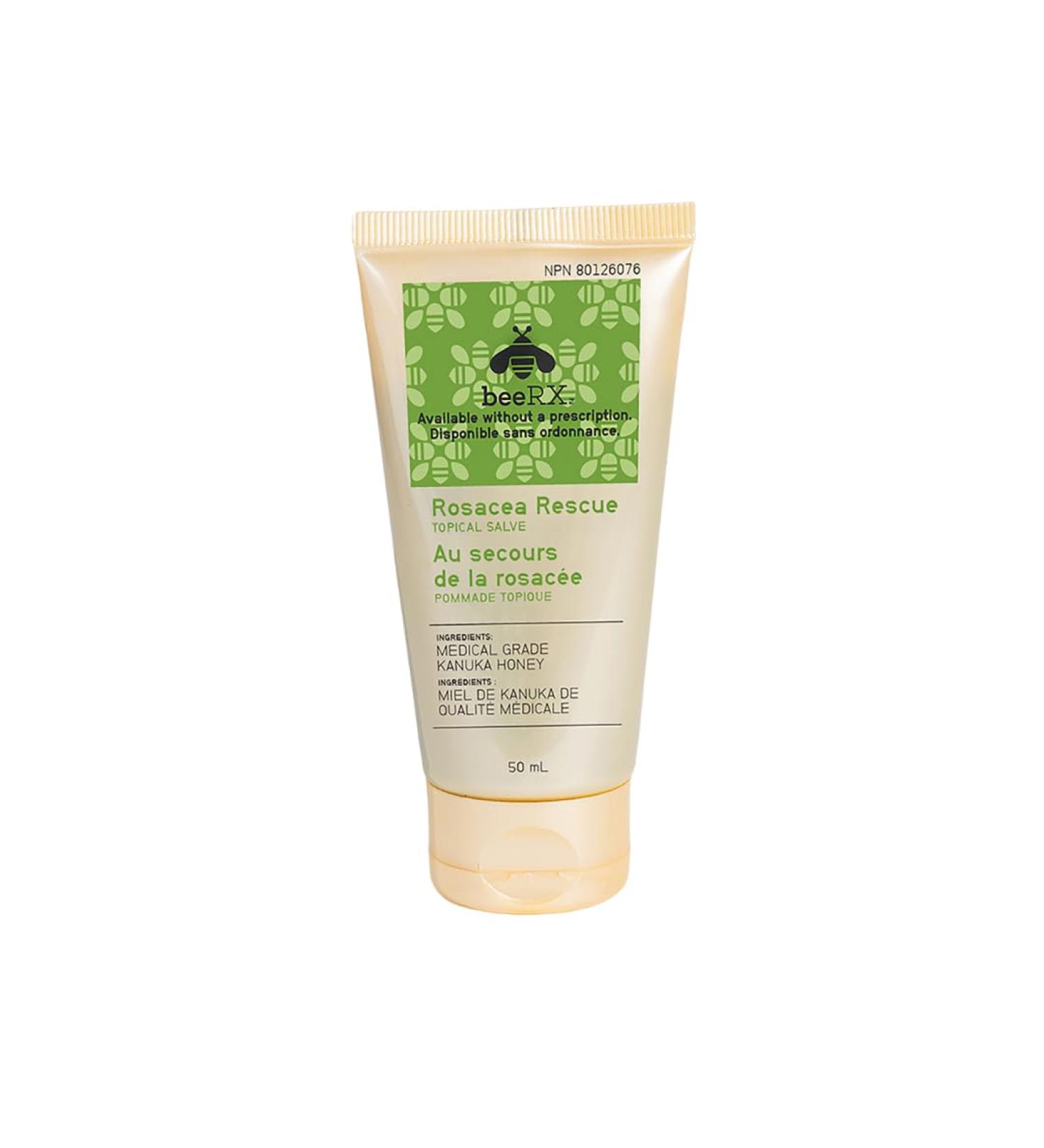 Bee Rx Rosacea Rescue With Natural Kanuka Honey - Redness Relief For Face Cream - Rosacea Treatment Moisturizer Skin Care Products - Buy Online on GoSupps.com