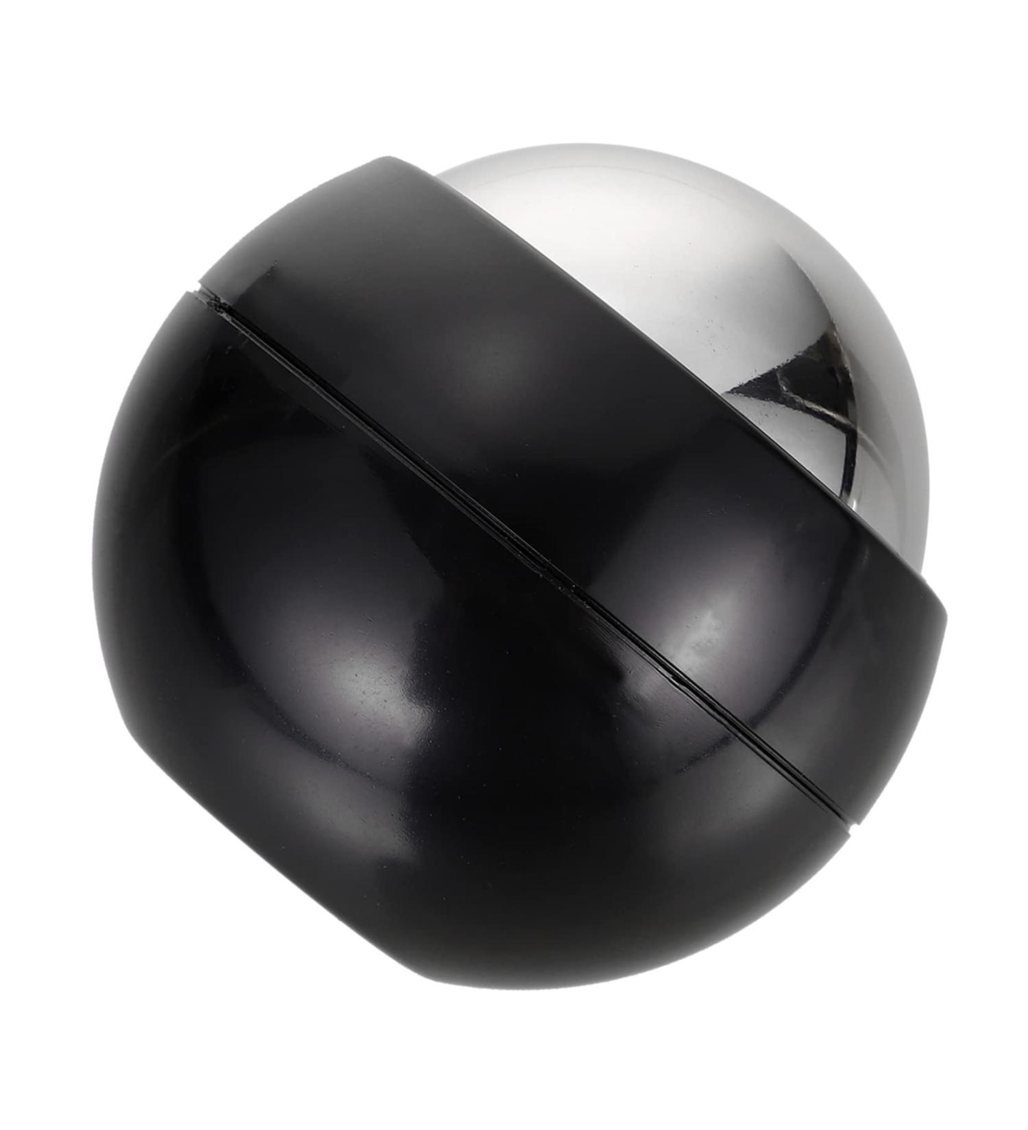 Plafope Handheld Massage Ball - Portable Ice Roller Massager for Face & Body | Cold Therapy & Relaxation Device 6.5x6.5cm - Black - Buy Online on GoSupps.com