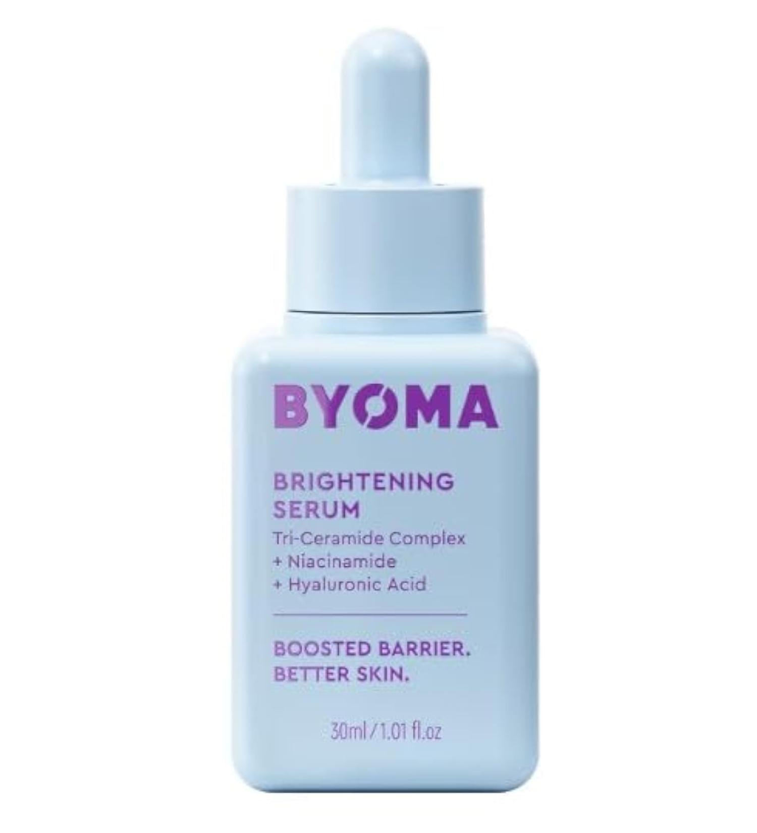 BYOMA Original | Skin Brightening Serum with Hyaluronic Acid Niacinamide and Ceramides Ideal for Hydration and Radiant Complexion 30 ml Vegan - Buy Online on GoSupps.com