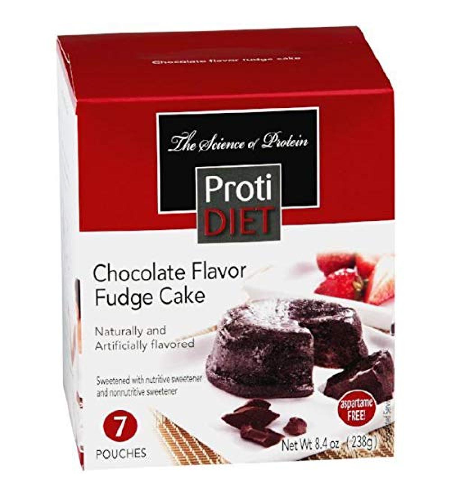 ProtiDiet - Chocolate Flavoured Fudge Cake - Buy Online on GoSupps.com