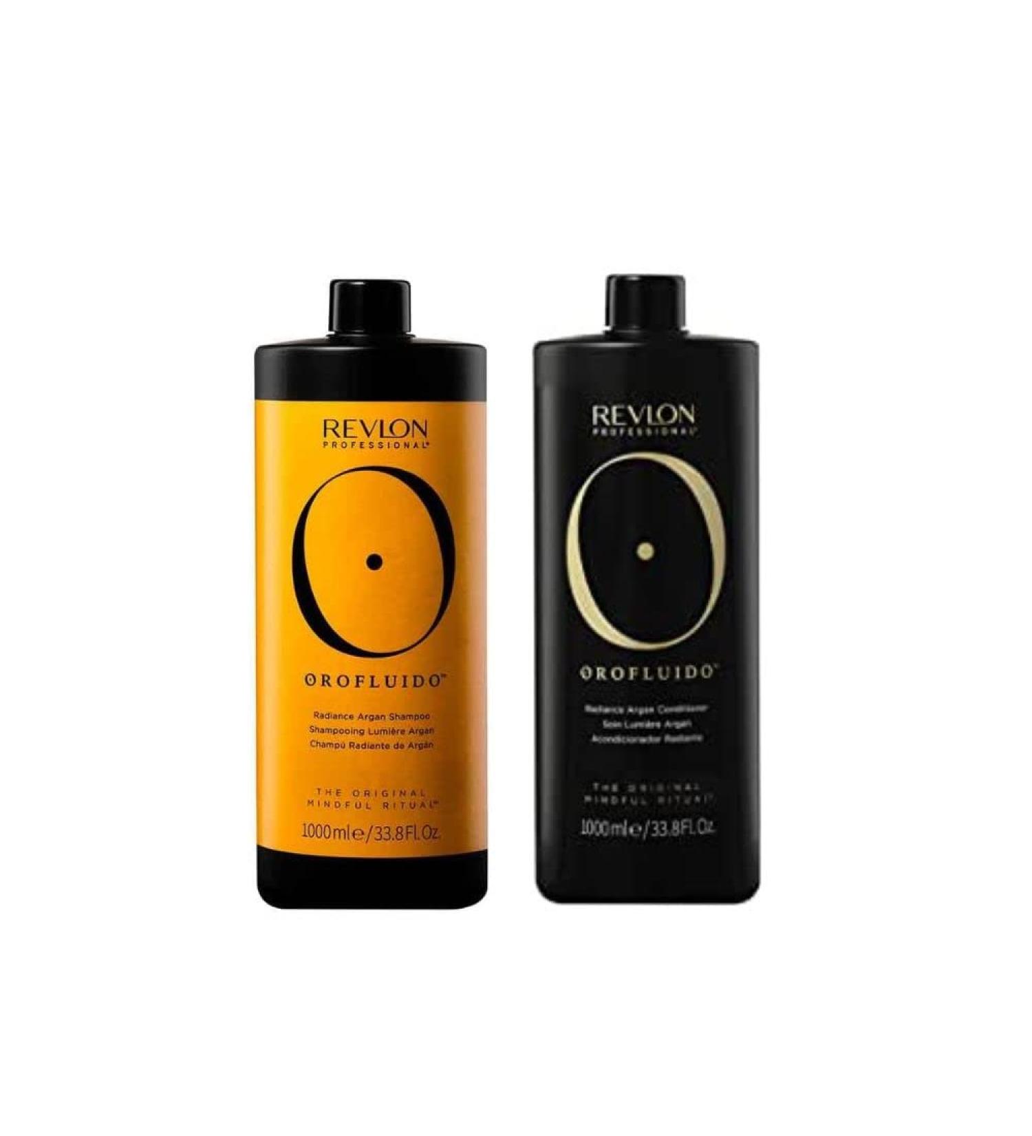 REVLON PROFESSIONAL OROFLUIDO Argan Oil Light Shampoo 1000 ml + Argan Oil Light Care Conditioner 1000 ml + Argan Oil Hair Mask 500 ml - Buy Online on GoSupps.com