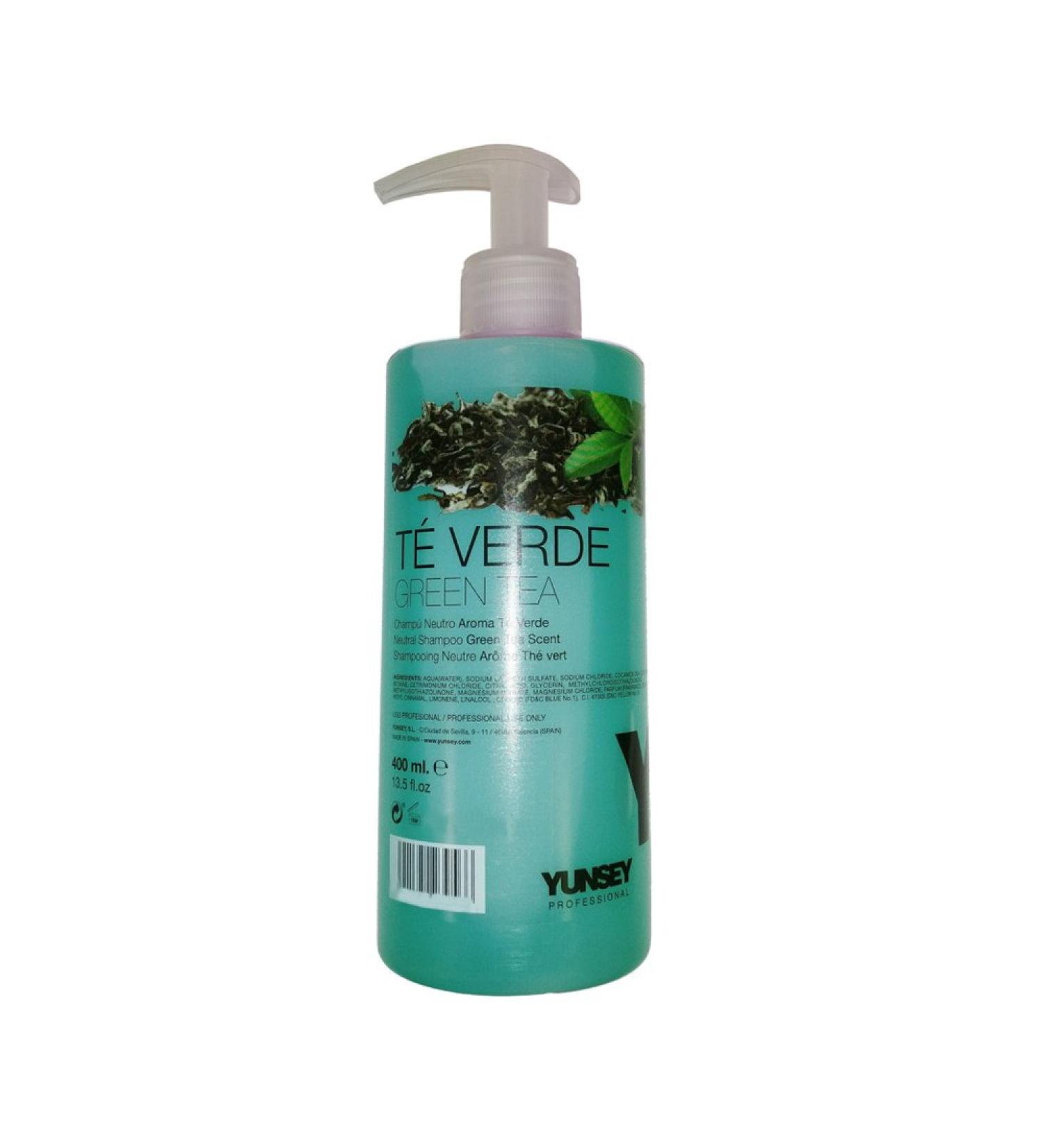 Yunsey - Neutral Shampoo - Green Tea Scent - 400 mL - Frequent Use - Hair Care - Hair Product - Professional Range - Buy Online on GoSupps.com