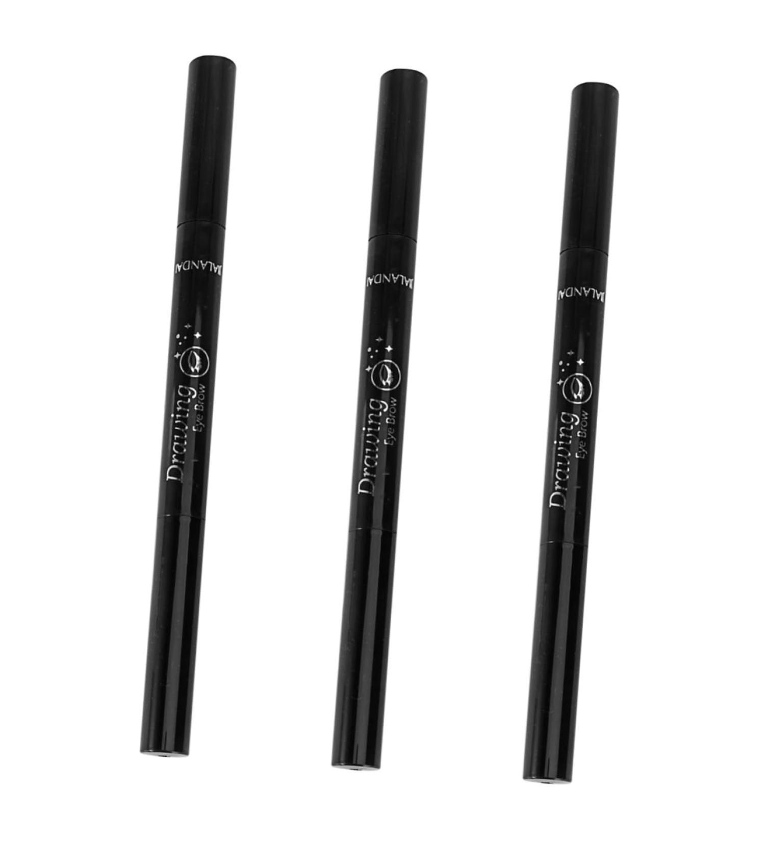 FOMIYES 3pcs Eyebrow Pencil Brush Makeup Eyebrow Pencils Chocolate To Rotate Double Head 1 count (Pack of 1) Chocolatex3pcs - Buy Online on GoSupps.com