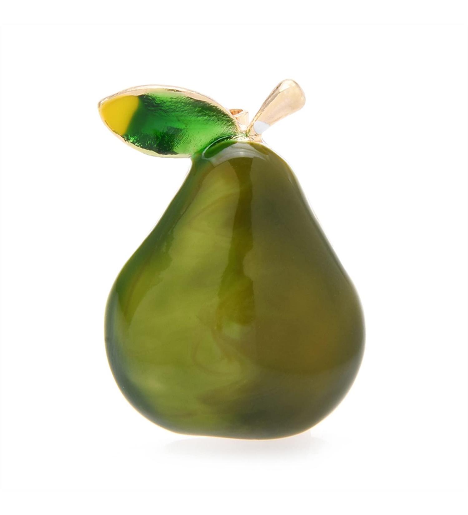 Pin Jewelry Gifts for Women Ladies Fashion Accessories Enamel Pear Brooch Ladies Fruit Brooch Cardigan Jacket Coat Brooch Brooches & Pins - Buy Online on GoSupps.com