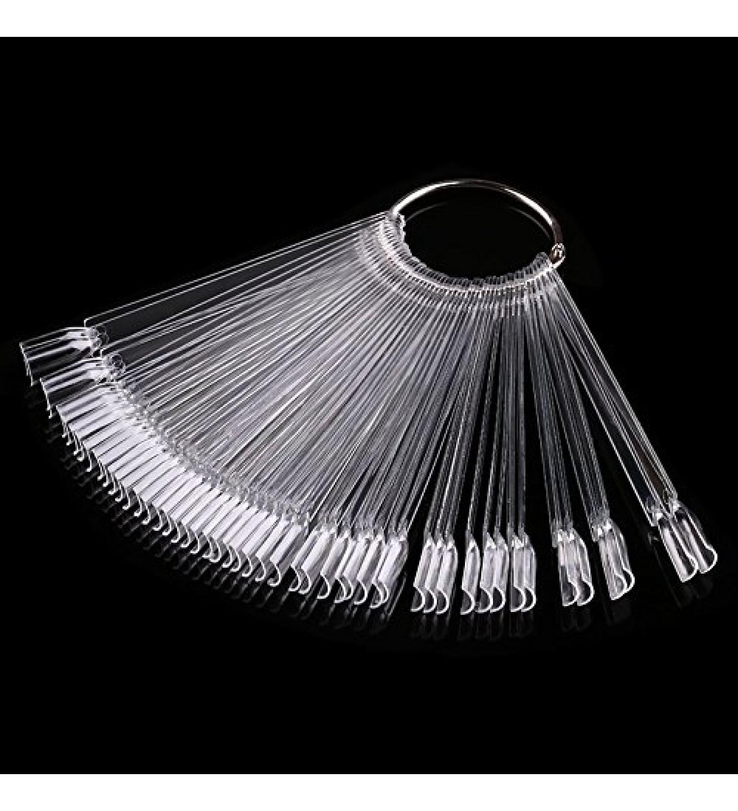 Buy 50-Piece Greenwood Home Artificial Nail Art Set - Fan Wheel Polish Tips & Display Compartment | Perfect for Nail Art Enthusiasts - International Shipping - Buy Online on GoSupps.com