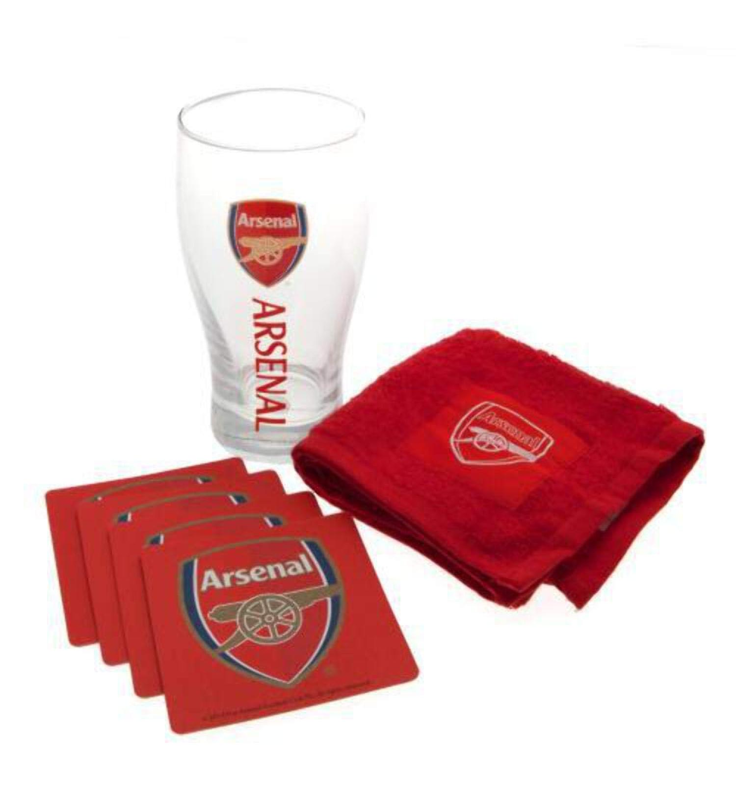 Buy Arsenal FC Football Club Mini Bar Set | Official Merchandise | International Shipping Available - Buy Online on GoSupps.com