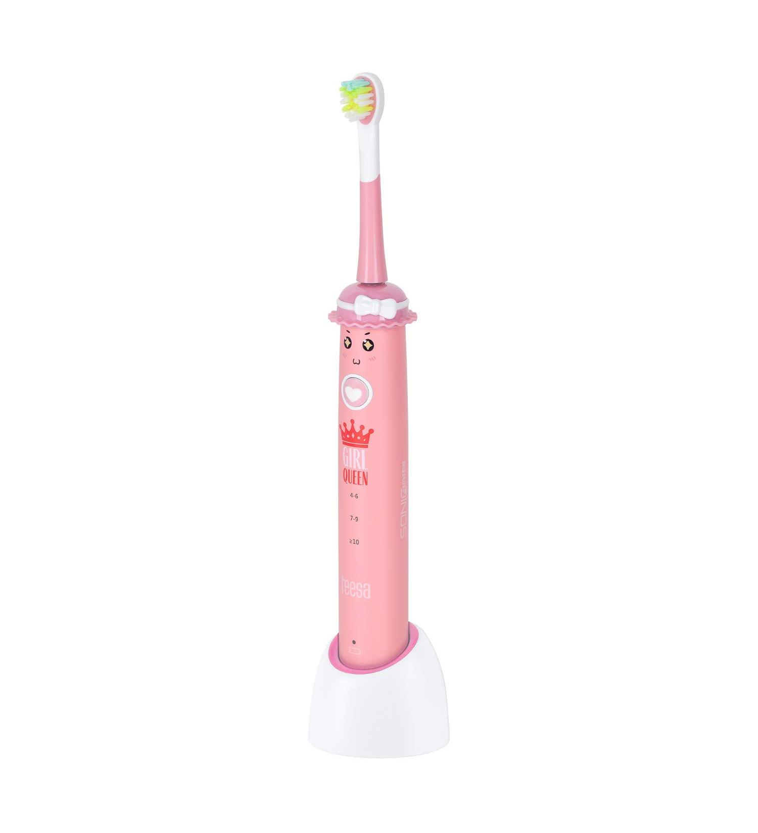 Teesa Sonic Junior Electric Toothbrush for Children | Kids Sonic Toothbrush for Girls - Buy Online on GoSupps.com